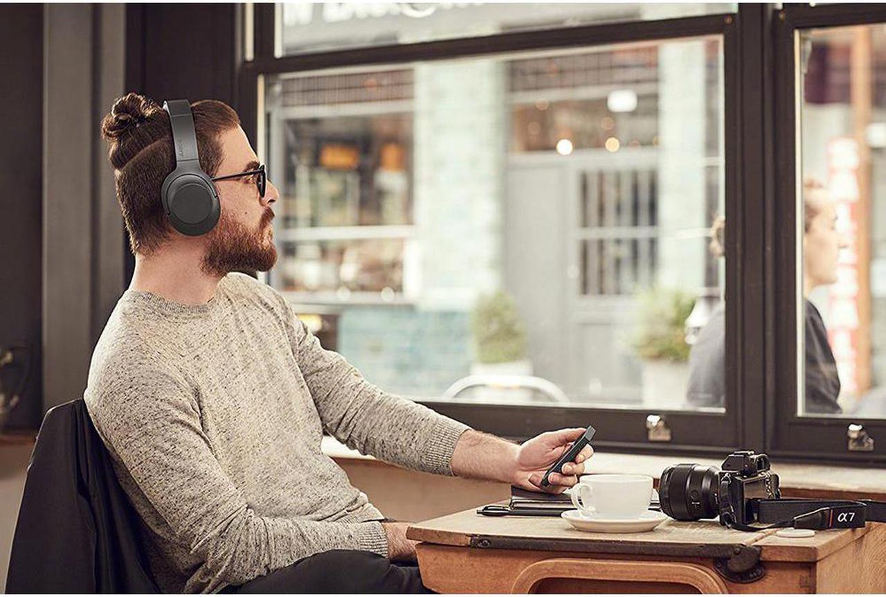 Alt view image 6 of 20 - SONY WH-H900N H.Ear on 2 Wireless Headphones - Bluetooth - Noise-Canceling - Black