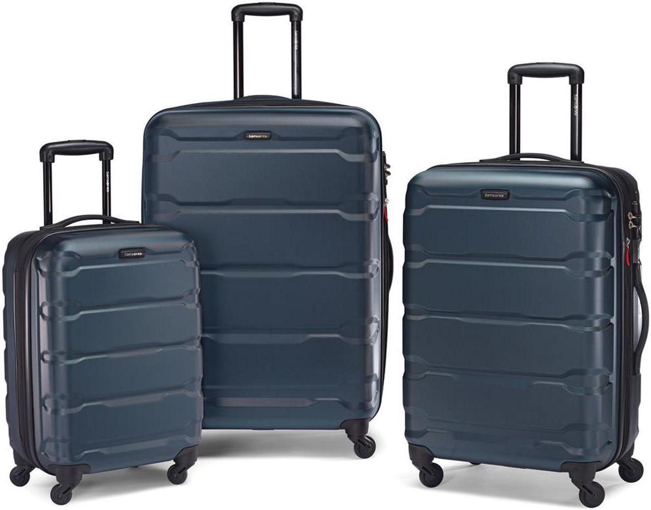 Alt view image 2 of 7 - Samsonite Omni Hardside Nested Luggage Spinner Set, Teal w/ 10pc Accessory Kit
