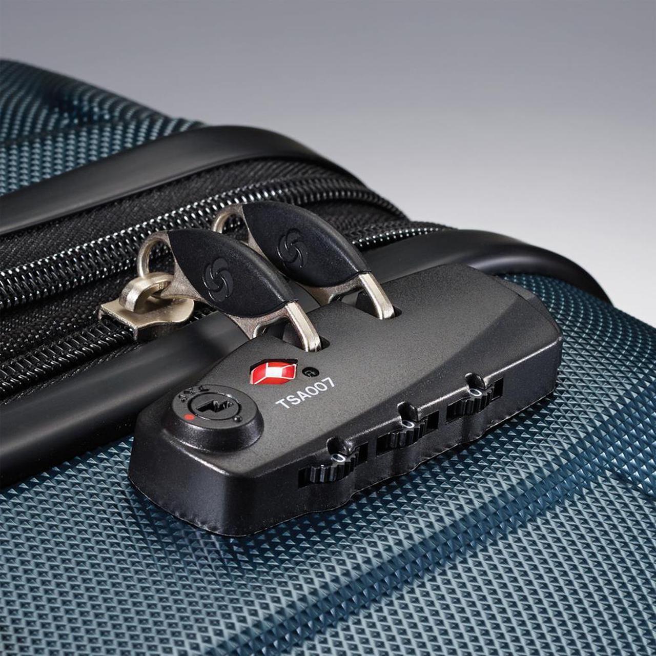 Alt view image 6 of 7 - Samsonite Omni Hardside Nested Luggage Spinner Set, Teal w/ 10pc Accessory Kit