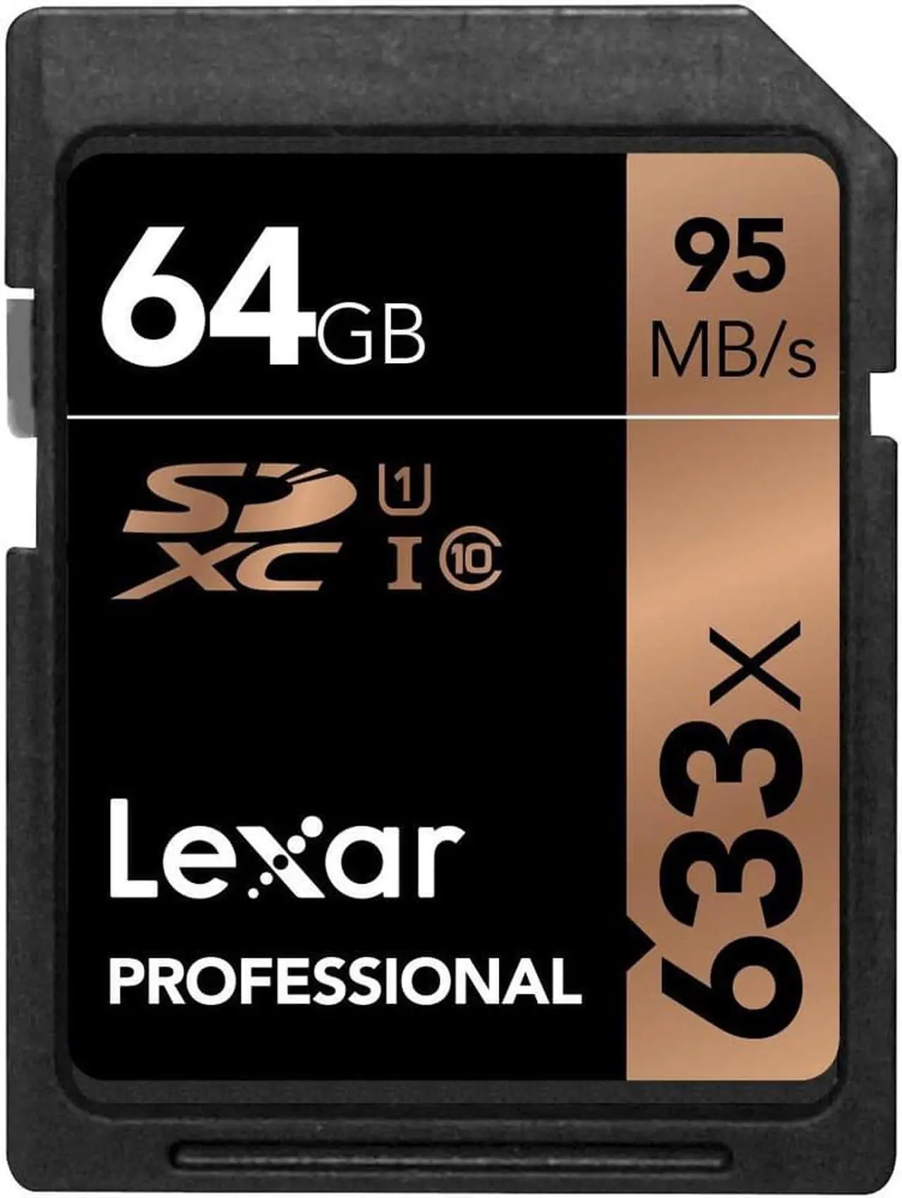 Alt view image 2 of 4 - Lexar Professional 633x 64GB USH-1 Class 10 SDXC Memory Card 2 Pack