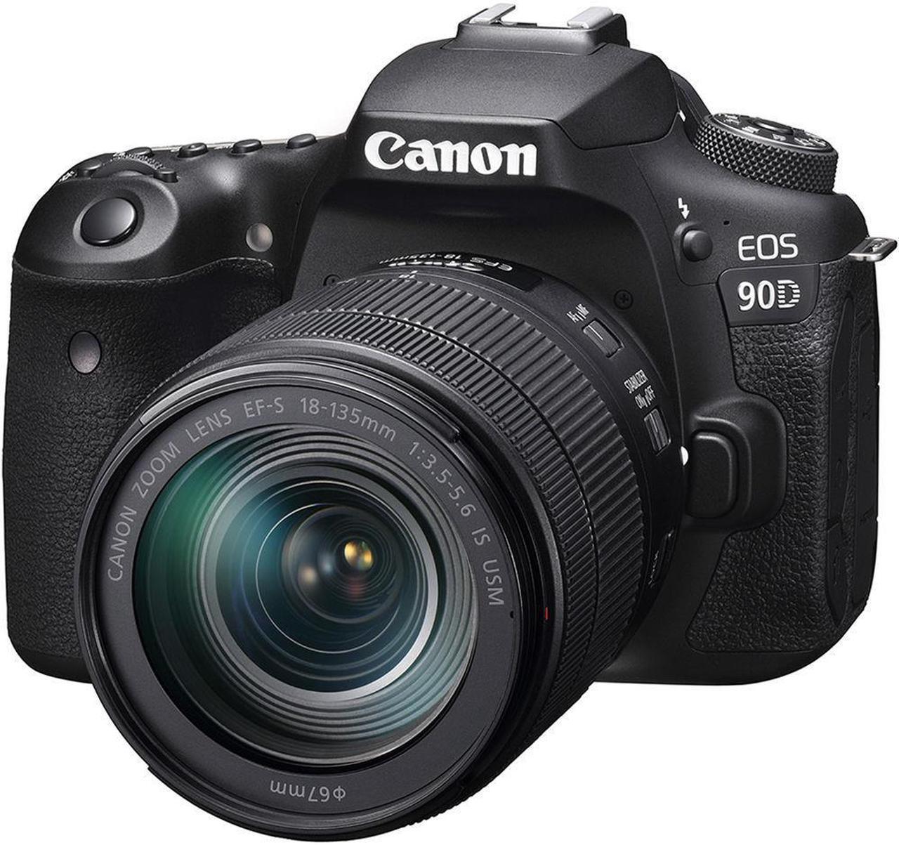 Alt view image 6 of 20 - Canon EOS 90D DSLR Camera with 18-135mm Lens
