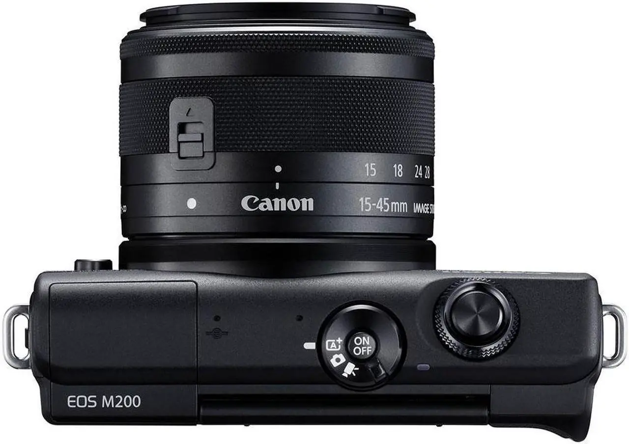 Alt view image 6 of 20 - Canon EOS M200 Mirrorless Camera with 15-45mm Lens -Black