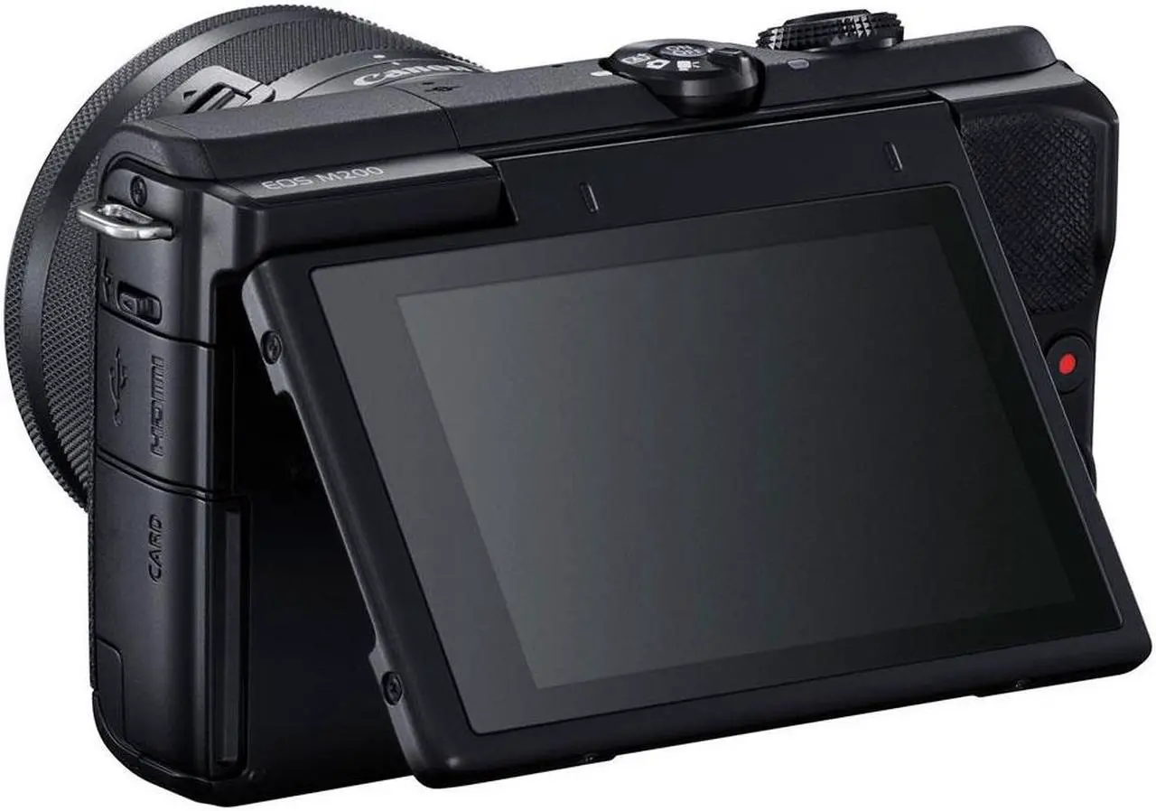 Alt view image 7 of 20 - Canon EOS M200 Mirrorless Camera with 15-45mm Lens -Black