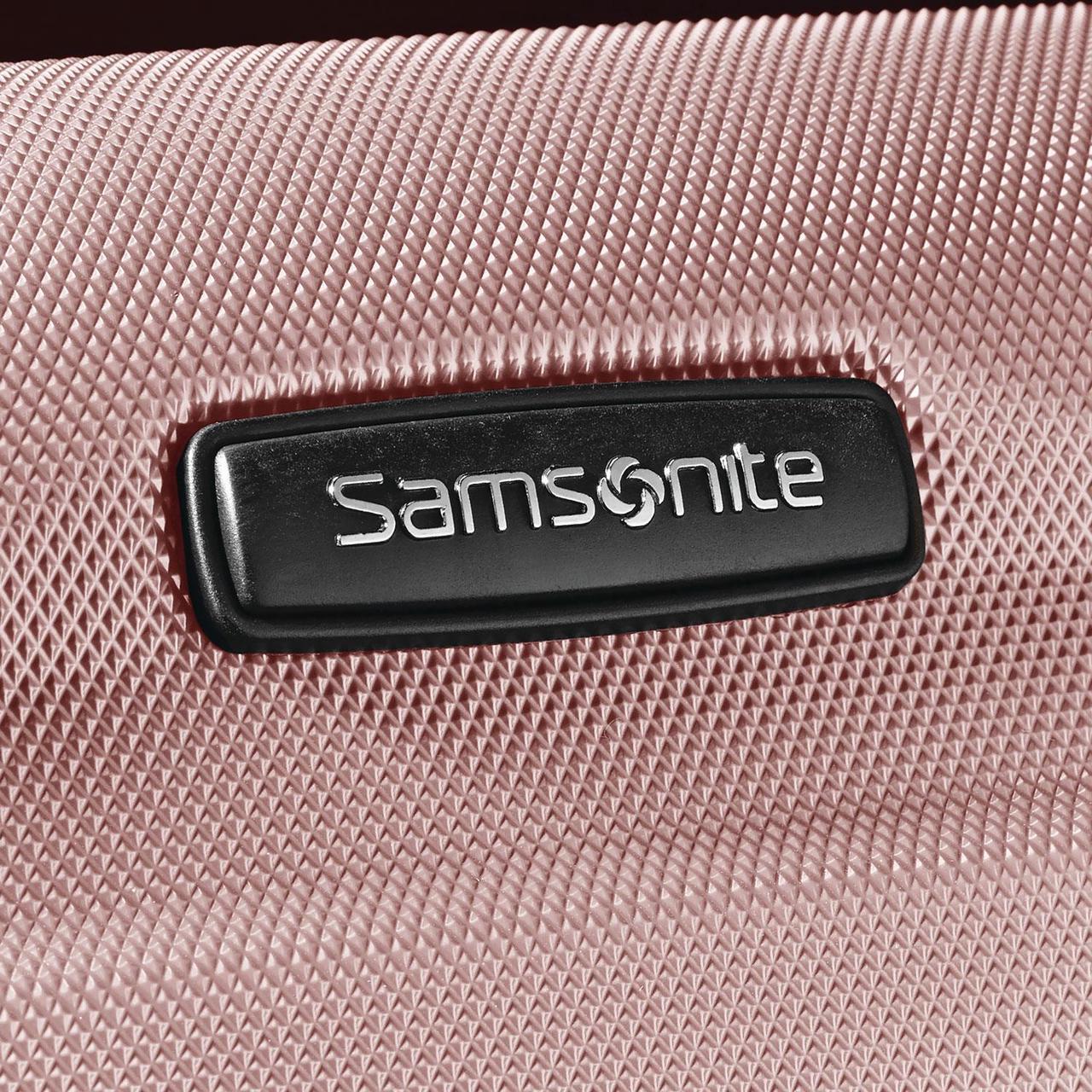 Alt view image 4 of 5 - Samsonite Omni 3 Piece Hardside Luggage Nested Spinner Set (20"/24"/28") Pink