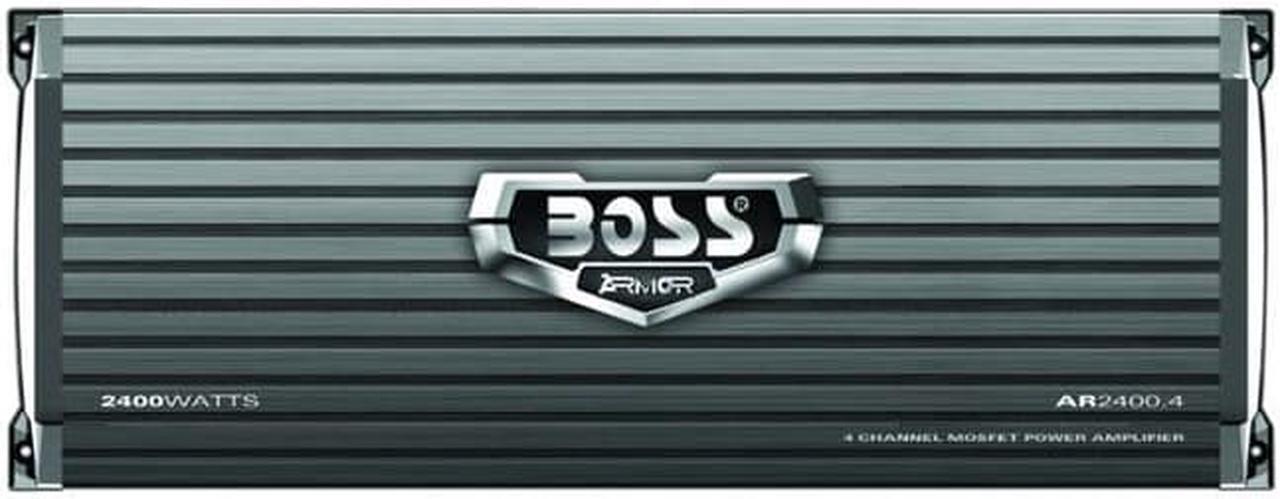 Alt view image 16 of 20 - New Boss Ar2400.4 2400 Watt 4 Channel Car Amplifier Car Audio Car Amp