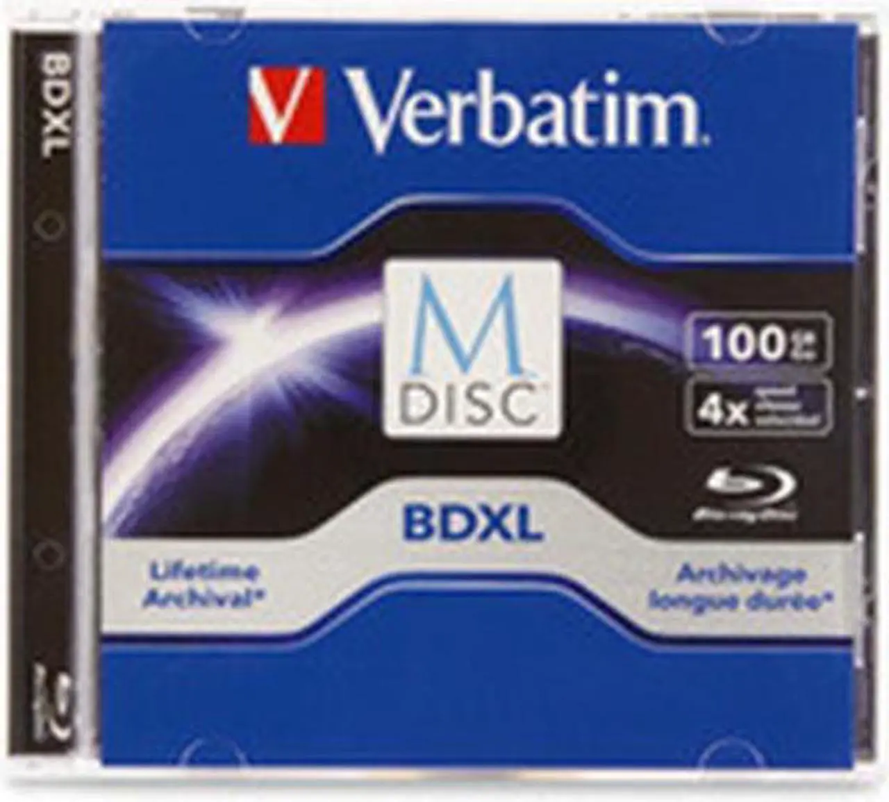 Alt view image 4 of 8 - Verbatim Blu-ray Recordable Media - BD-R XL - 4x - 100 GB - 1 Pack Jewel Case