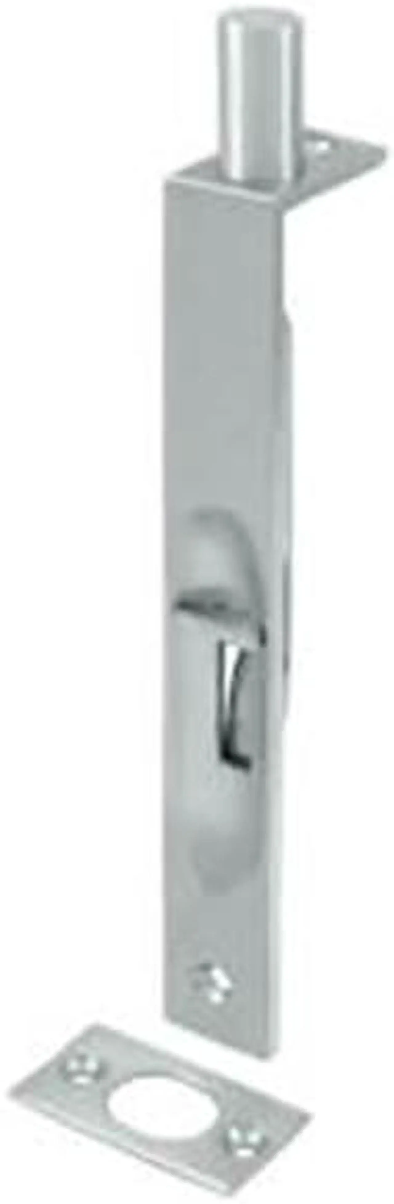 Main image of Deltana 6FBS26D 6 in. Heavy Duty Square Flush Bolt, Satin Chrome - Solid