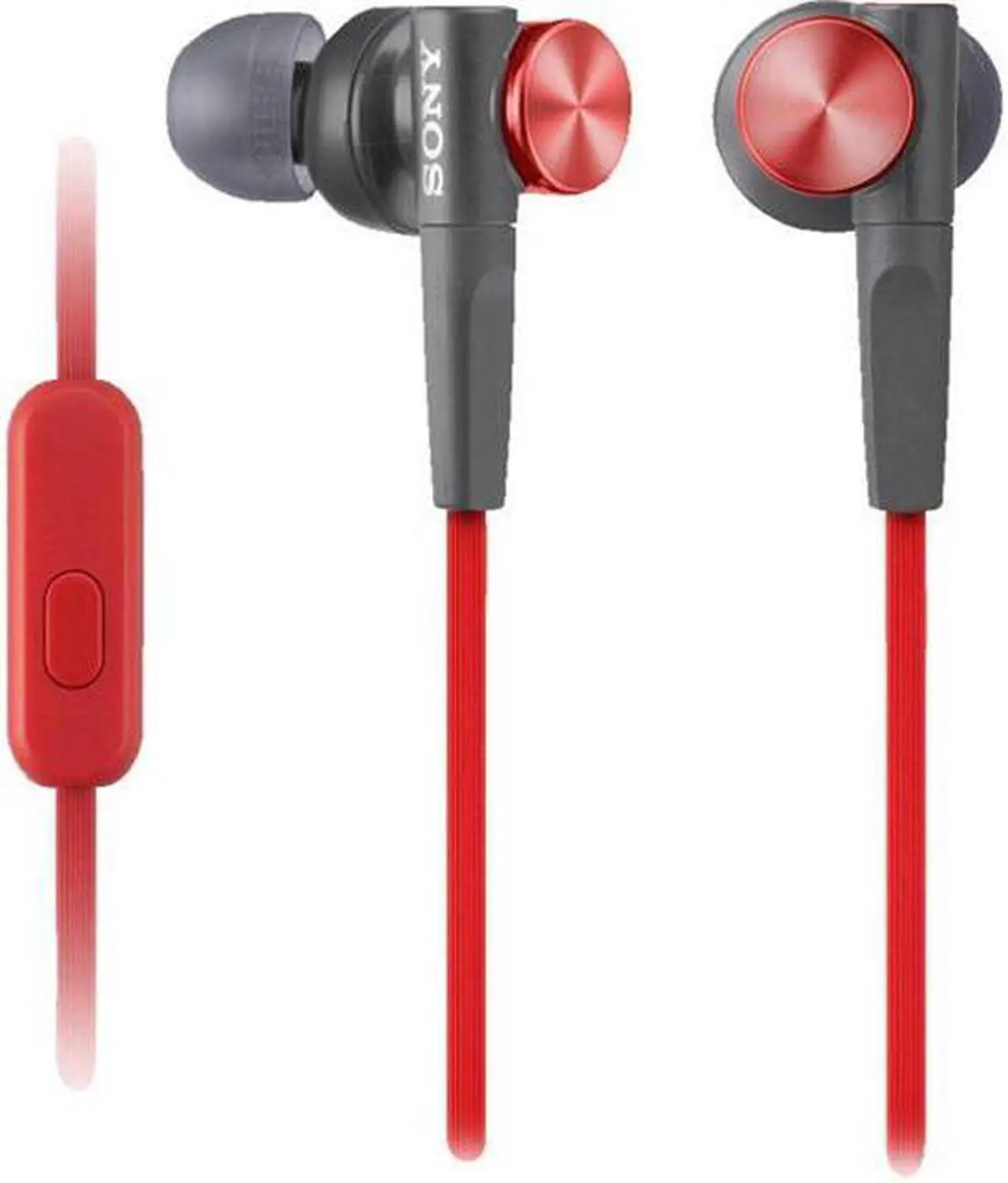 Main image of Sony MDRXB50AP - R Red Extra Bass Earbud Headset