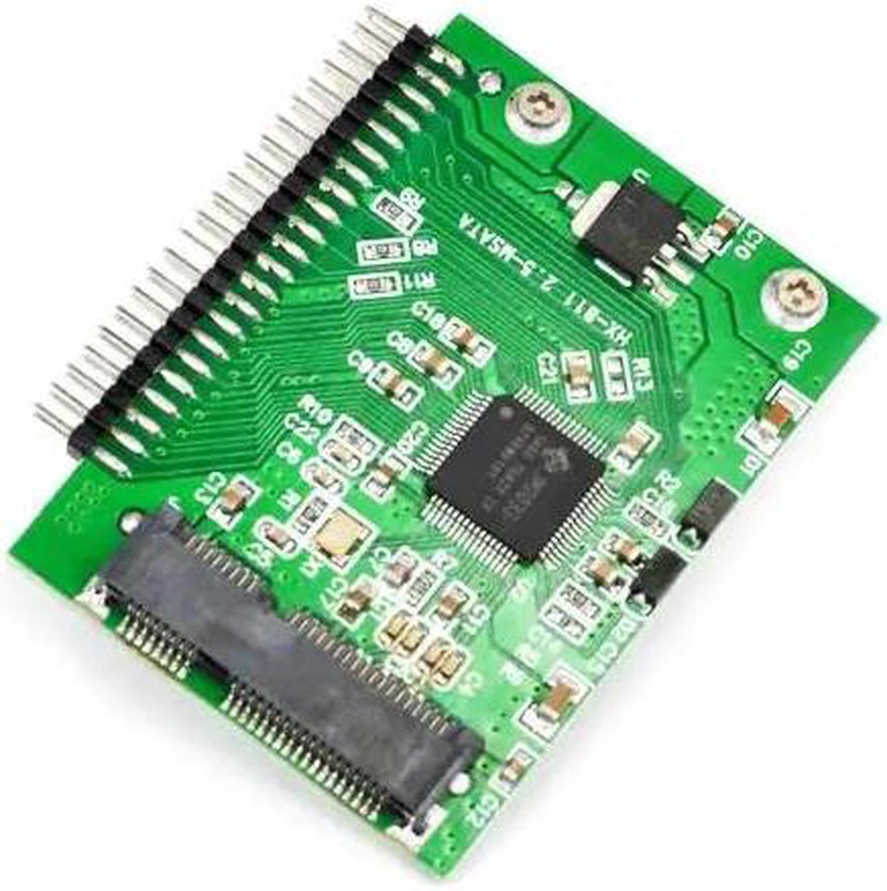 Alt view image 5 of 6 - mini PCI-e msata SSD 1.8 to IDE 2.5 inch 5V 44pin Adapter Card msata PCI Express Sata Converter For Laptop Notebook