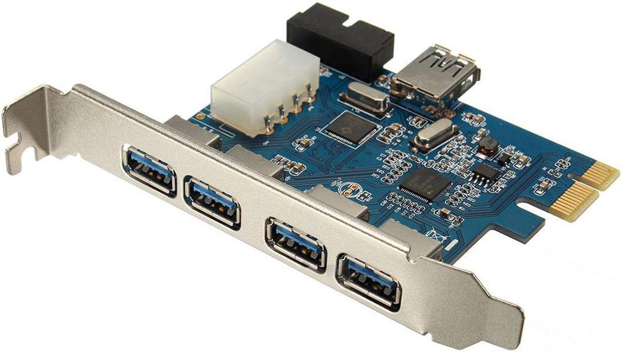 PCI-E Express Adapter A 5 USB 3.0 ports HUB Internal Expansion Card