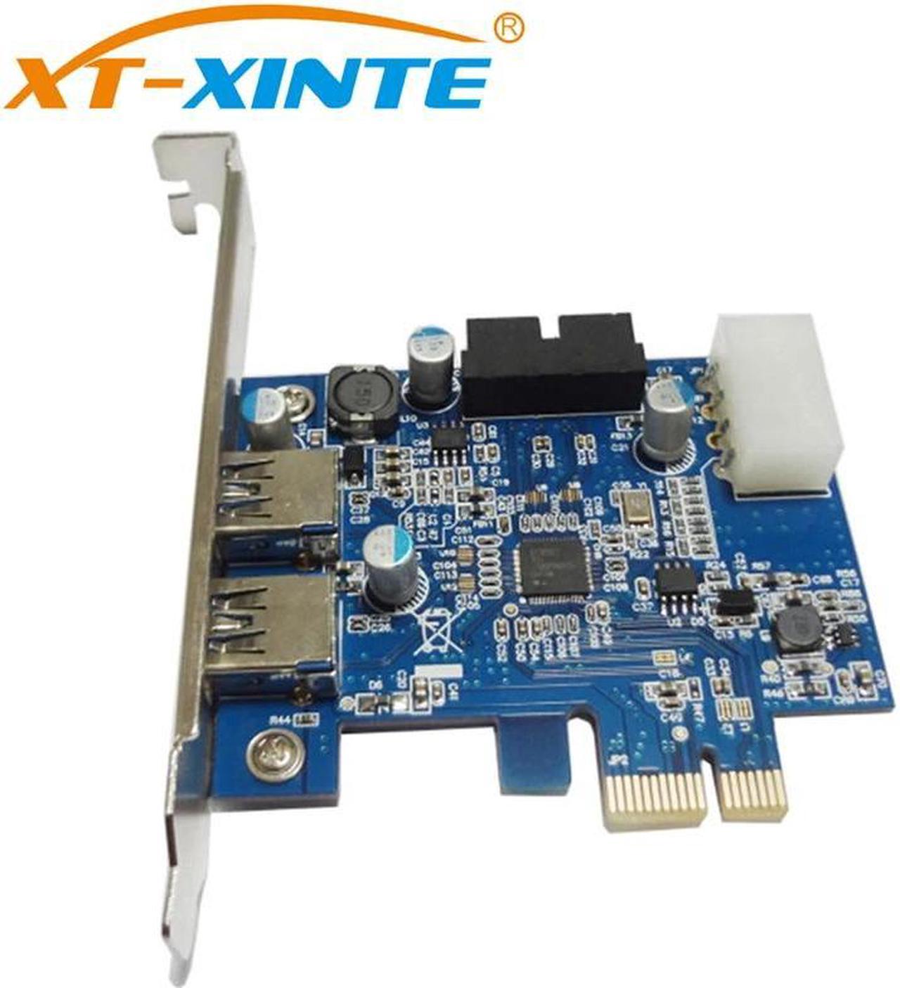 add on card PCI-E 2-Port USB 3.0 + 20-Pin (Vertical Plug) Expansion Card for Desktop