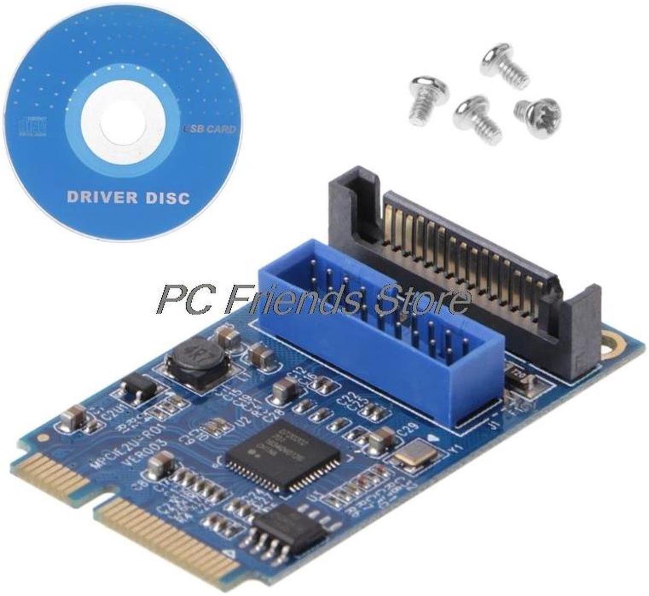 Motherboard Mini PCI-Express To 2 Ports USB3.0 Adapter Mini PCI-E To Dual USB3.0