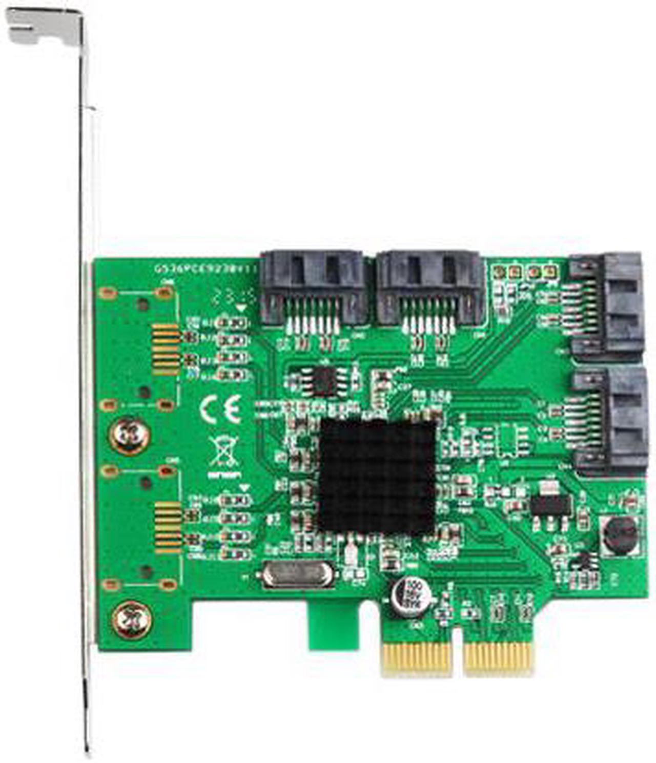 Marvell 9235 4 ports SATA 3.0 SSD PCI-e Card Quad 7Pin SATA III 6Gbps Port Multiplier to PCI Express Controller card sata3.0