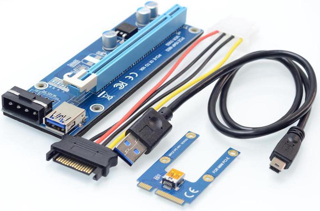 Mini PCIe to PCIe 16X Riser for Laptop External Video Card Mini ITX to PCI-e slot Expansion Card For Bitcoin BTC Miner Machine