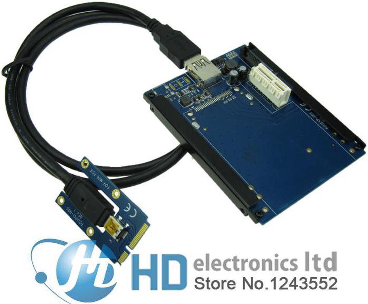 Main image of Mini PCIe To PCI-e slots adapter PCI express 1x Riser card supports Sound Card Network card graphics card
