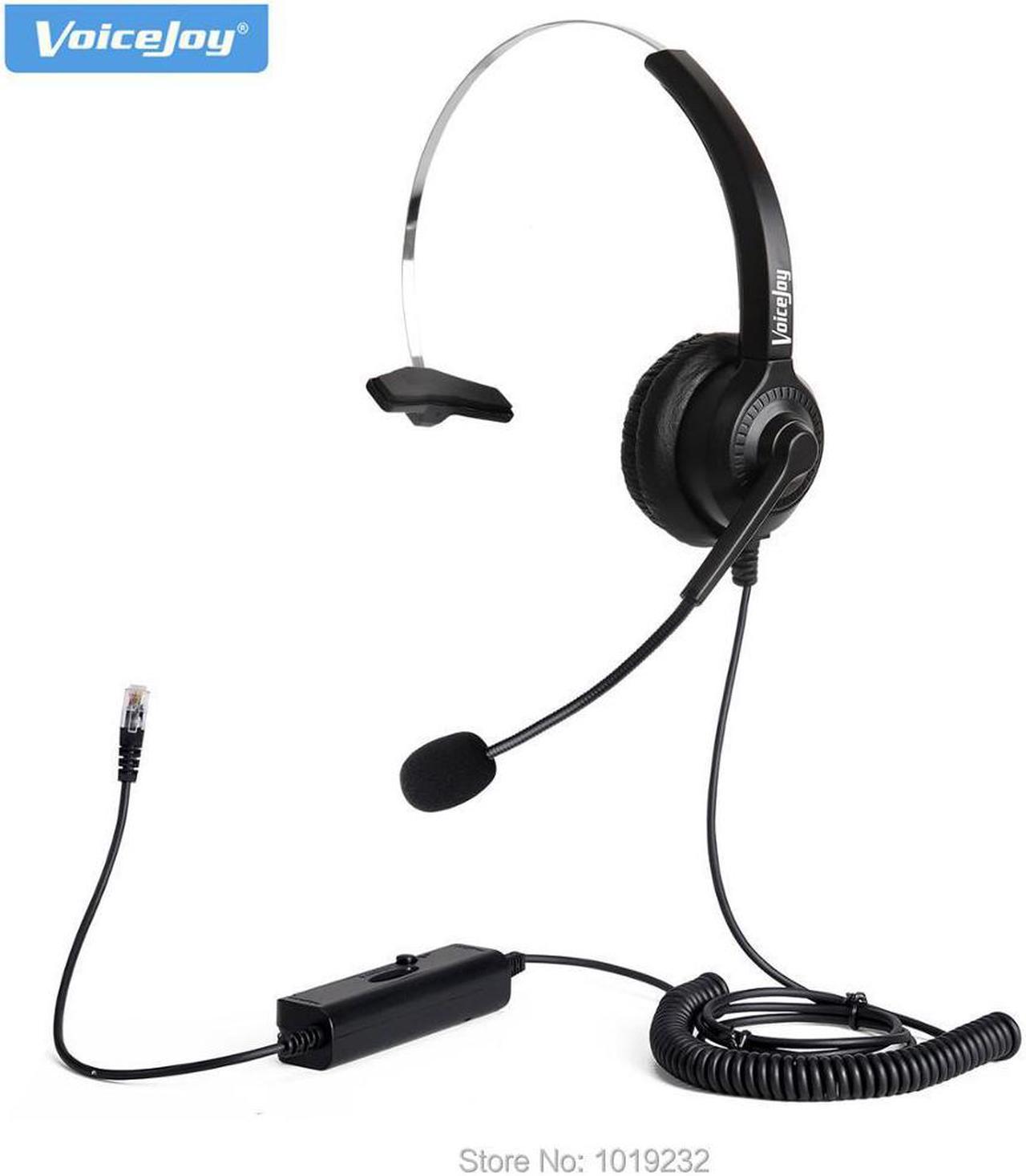 Volume and Mute switch call center headset,earphone headphone,for training center and ALL Office phones with RJ9 headset jack