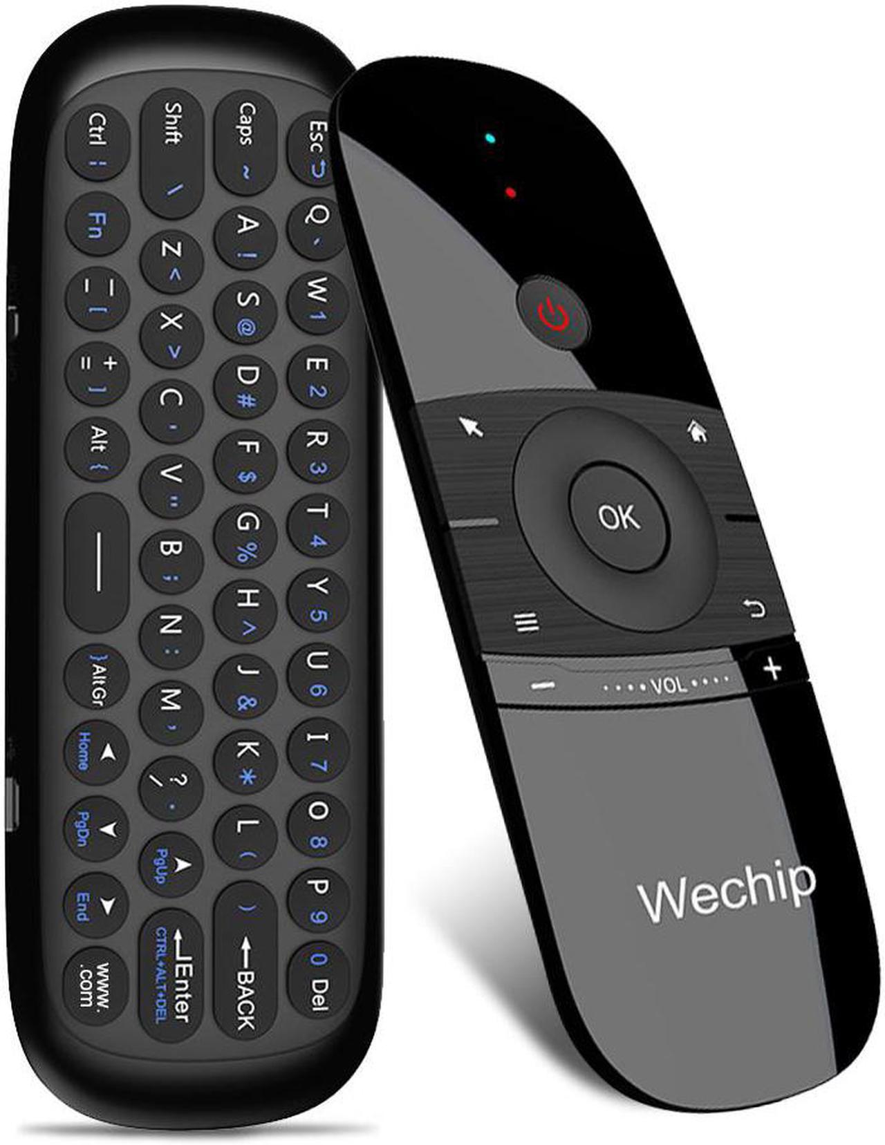 Wechip W1 2.4G Air Mouse Wireless Keyboard Remote Control Infrared Remote Learning 6-Axis Motion Sense Receiver for TV TV BOX PC