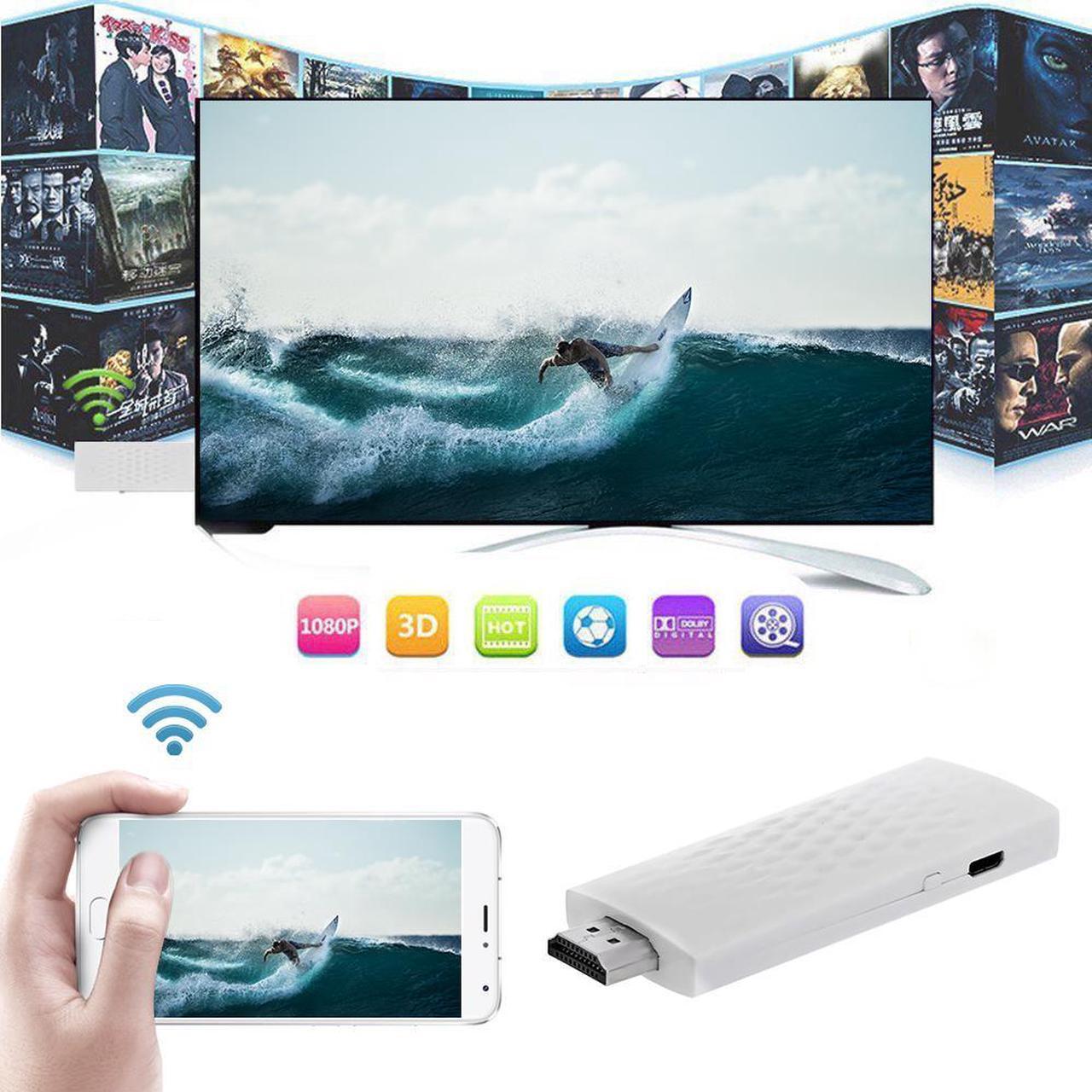 Alt view image 4 of 6 - FORNORM Wireless Display Adapter TV Stick Laptop HD Screen AllShare Media Streamer HDMI Screen Mirroring Miracast