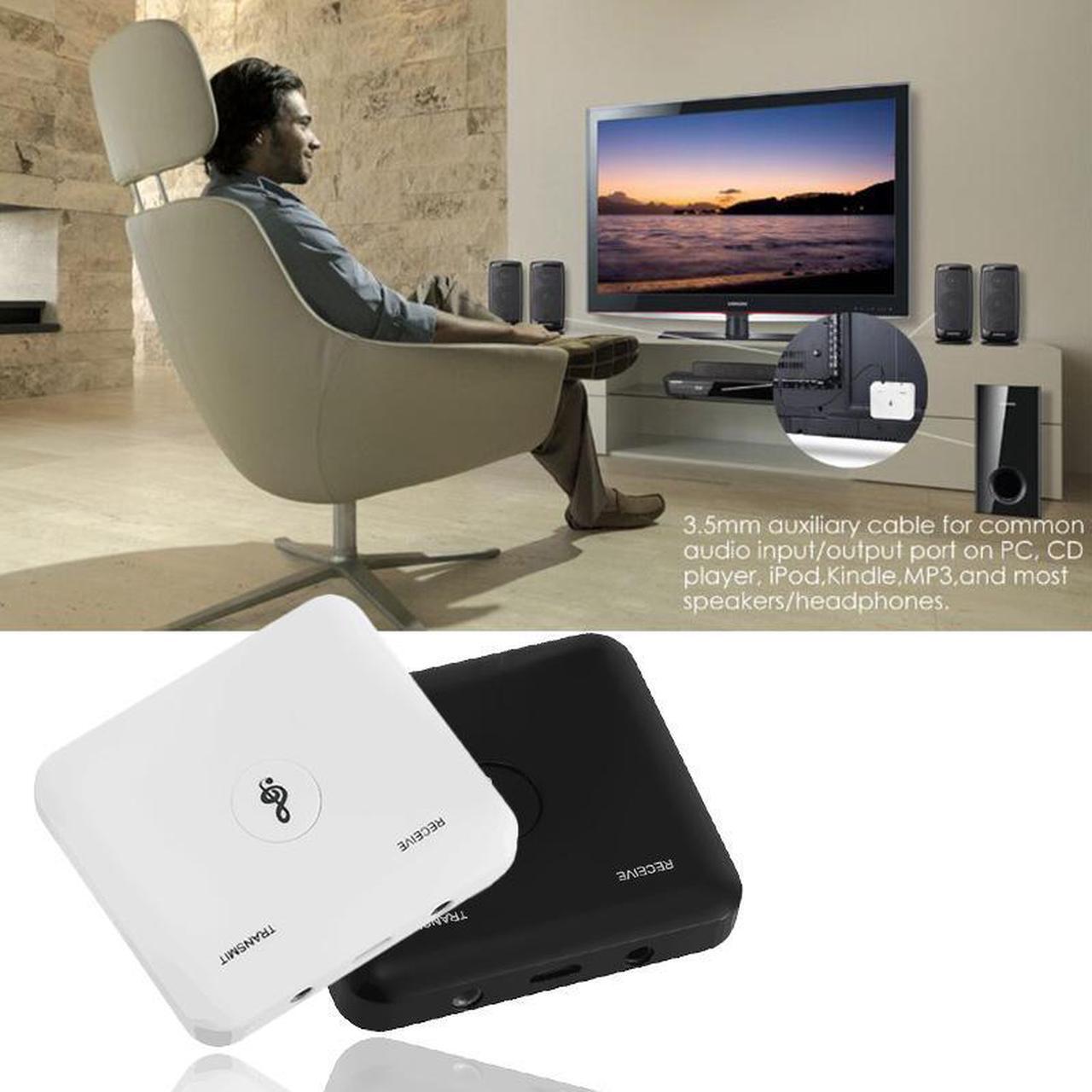 Alt view image 6 of 6 - Kebidu DC 5V 3.5mm 24Mbps Wireless Bluetooth 4.2 Adapter Audio Transmitter Audio Receiver for TV Earphone Smart Phone for Home