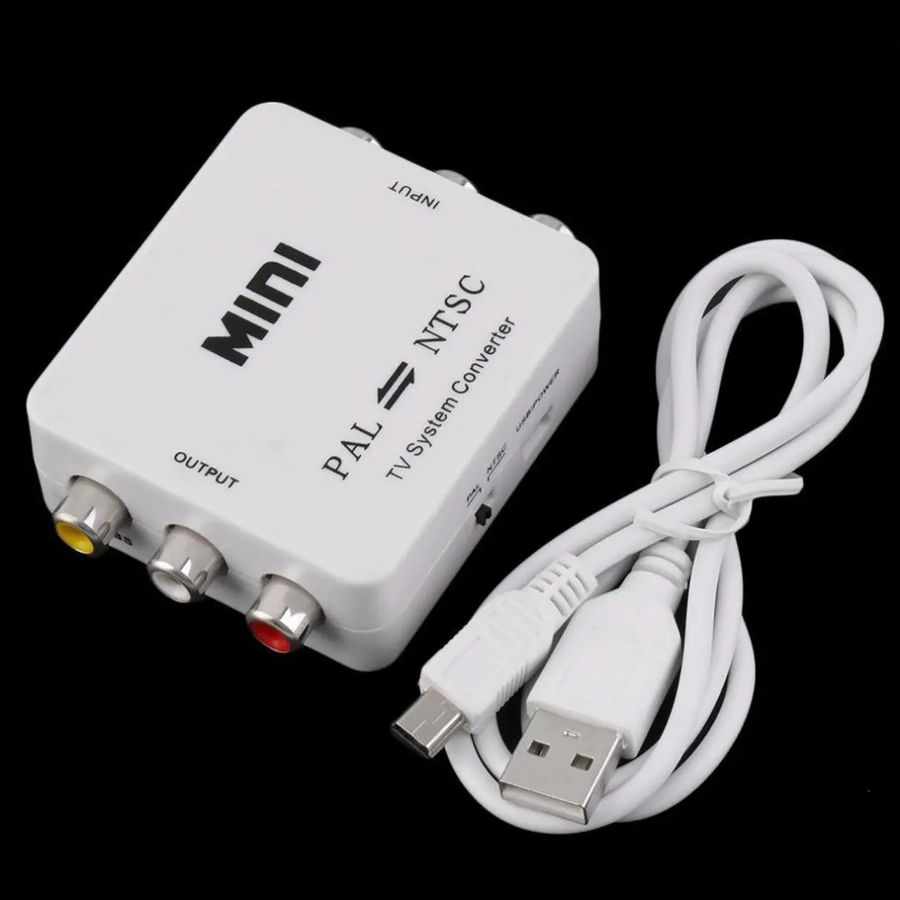Main image of PAL NTSC SECAM To NTSC PAL TV Video System Converter Switcher Adapter Male-Female Unshielded Application IN Multimedia