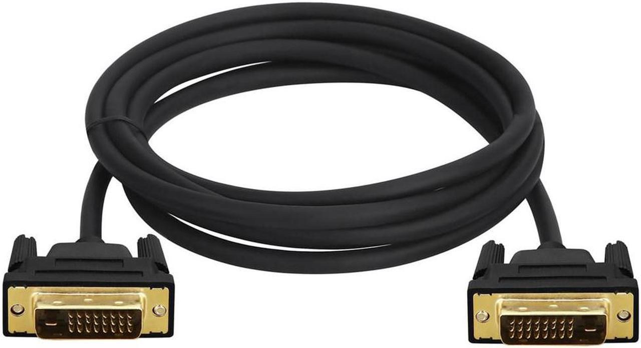 Alt view image 2 of 6 - DVI Cable DVI-D 24+1 Dual Link Adapter Male to Male High Speed Video Cable Support 3D 1080P for TV Projector Laptop Monitor Xbox