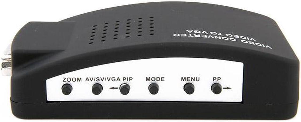 Alt view image 2 of 6 - Mini BNC To VGA  Converter TV RCA Composite S-Video AV In To PC VGA LCD Out Converter Adapter Switch Box
