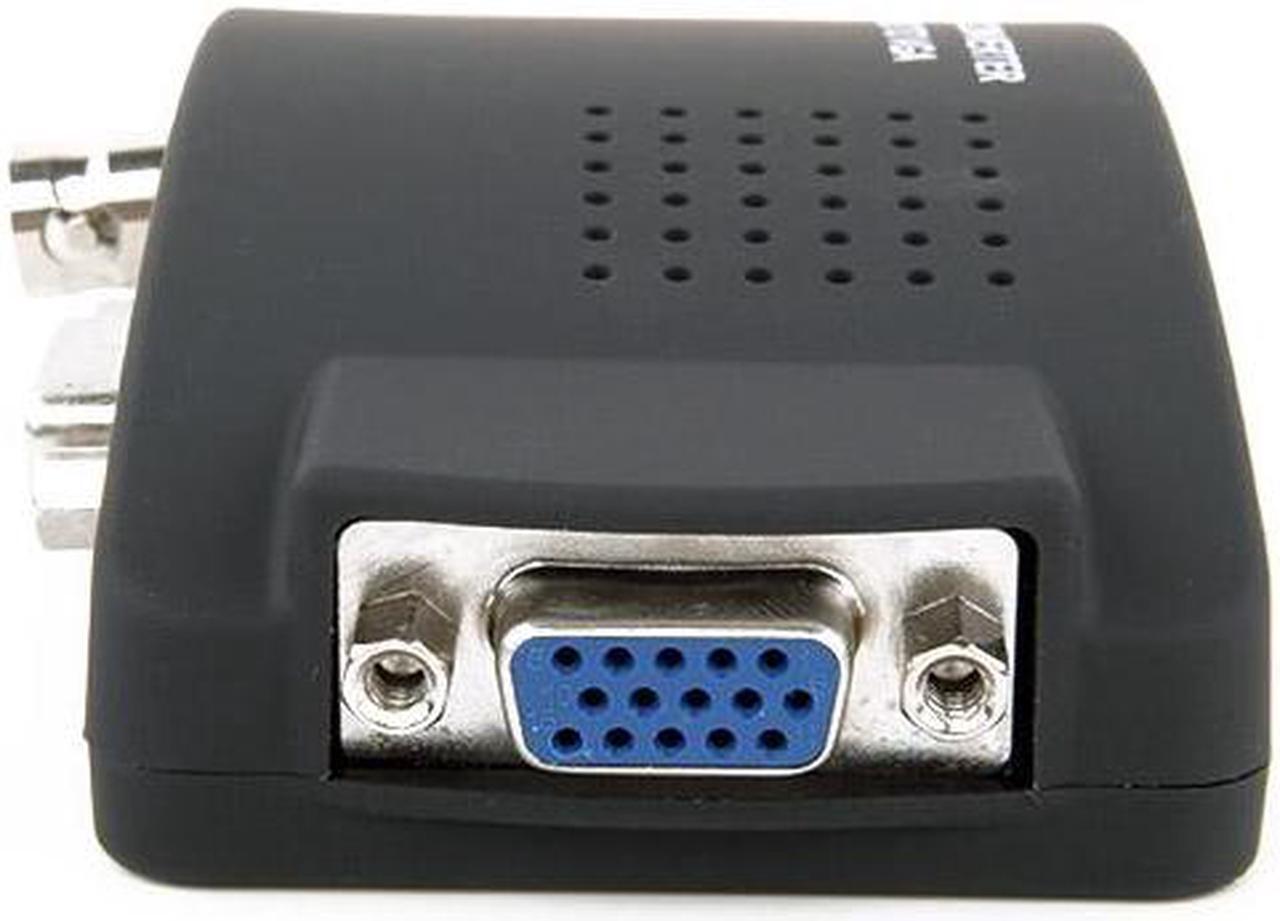 Alt view image 3 of 6 - Mini BNC To VGA  Converter TV RCA Composite S-Video AV In To PC VGA LCD Out Converter Adapter Switch Box
