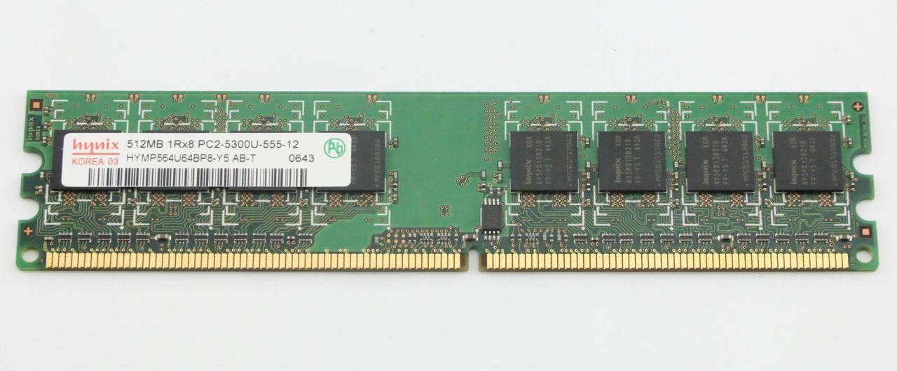 Hynix 512MB DDR2 667MHZ PC2-5300 240 PIN HYMP564U64BP8-Y5