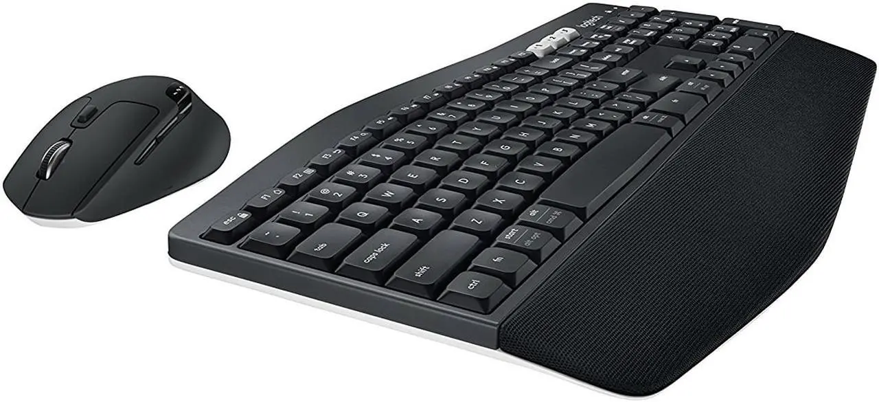 Alt view image 4 of 16 - Logitech MK850 Performance Wireless Keyboard and Mouse Combo - USB Wireless Bluetooth/RF USB Wireless Bluetooth/RF Optical - 1000 dpi - 8 Button - Scroll Wheel - AAA, AA - Compatible with Desktop ...