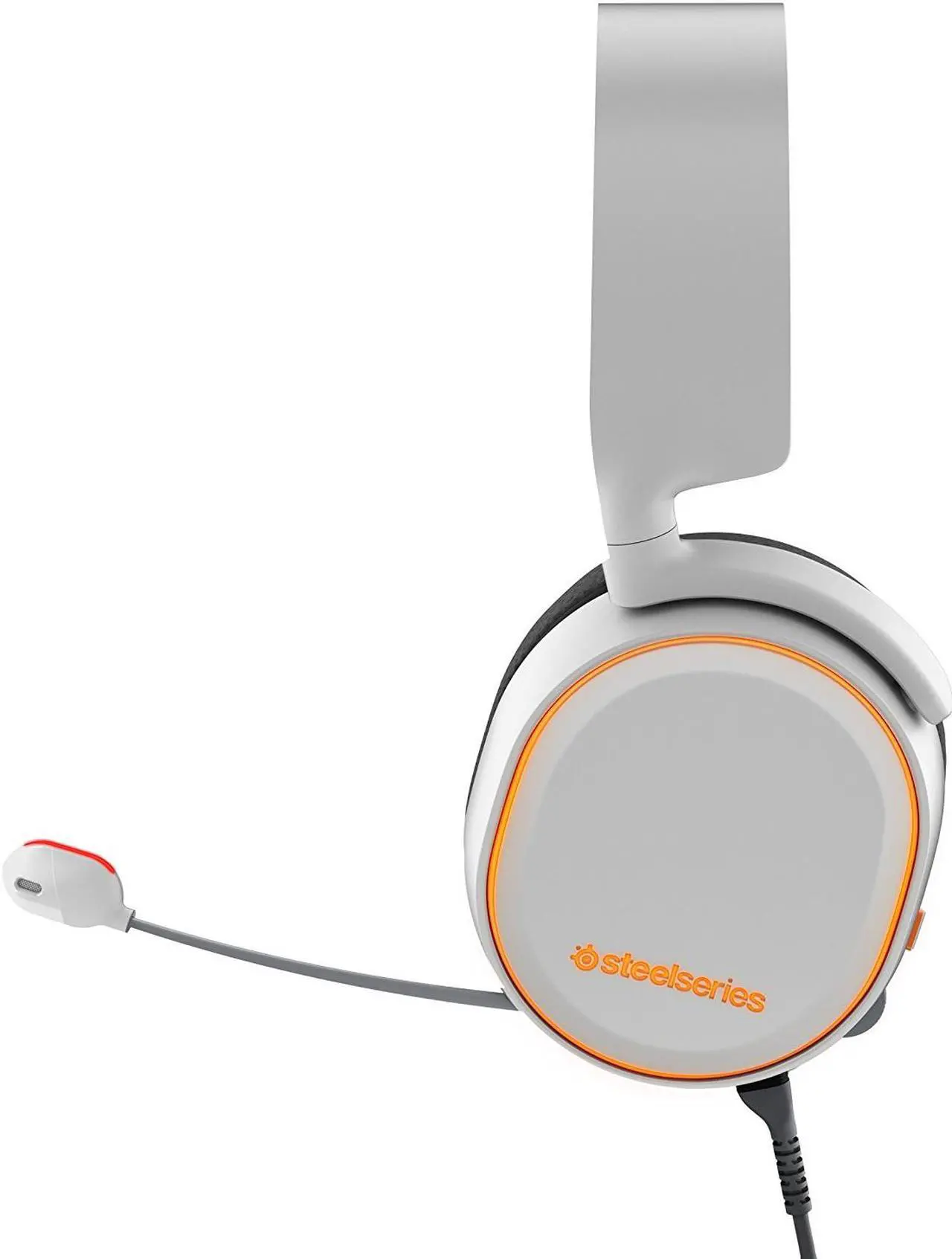 Alt view image 3 of 7 - SteelSeries Arctis 5 Gaming Headset for PC, PS 4, Xbox One, VR and mobile - White