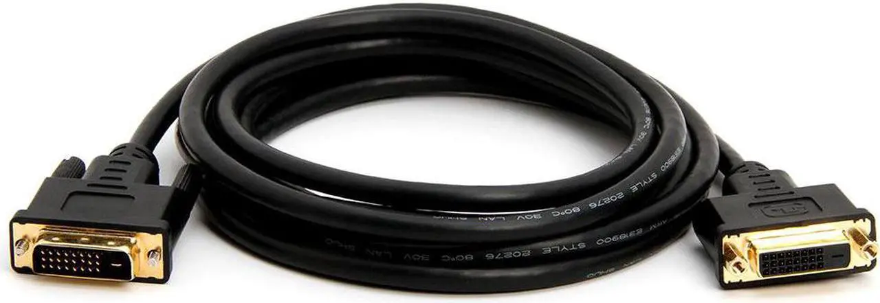 Alt view image 2 of 5 - Cmple - Dual Link DVI-D Extension Cable DVI Cord Extender HDTV Male to Female Monitor Cable -10 Feet