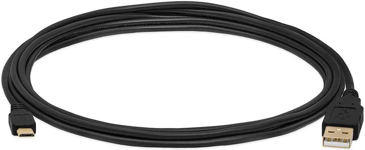 Alt view image 2 of 3 - Cmple - [20 PACK] 10 Feet Micro USB Cord USB 2.0 A-Male to 5-Pin Micro B Cable Fast Charging/Data Cable High-Speed USB  Charger Cable for Smartphone, Tablet, Portable Speaker, Headphone