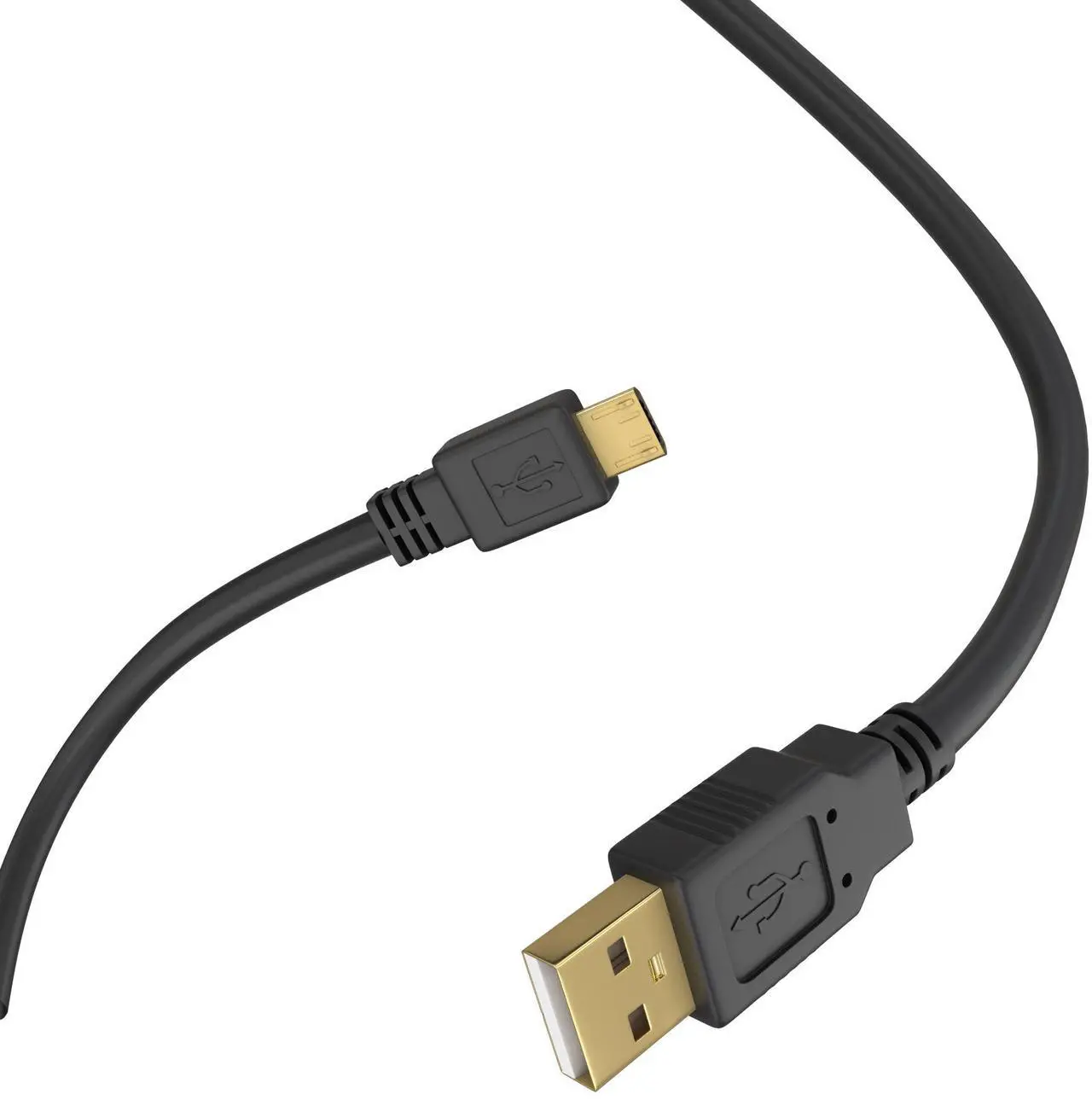 Alt view image 5 of 6 - Cmple - Micro USB Cable 6ft Male to Male Micro USB Charging Cable Data Sync USB to USB Cable for Android Phone, Laptop, PC, Tablet, Car GPS, Power Bank - Black