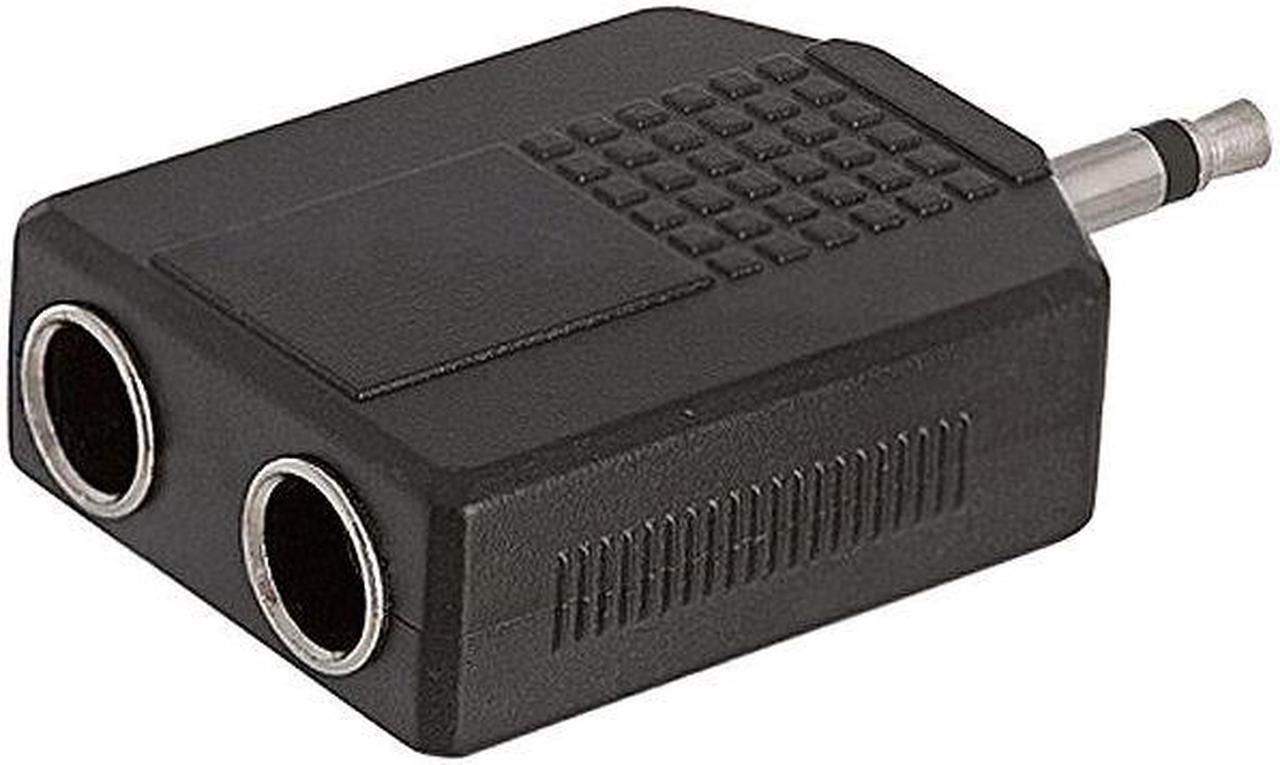 Main image of Cmple - 3.5mm Mono Plug to 2x6.35mm Mono Jack Adapter