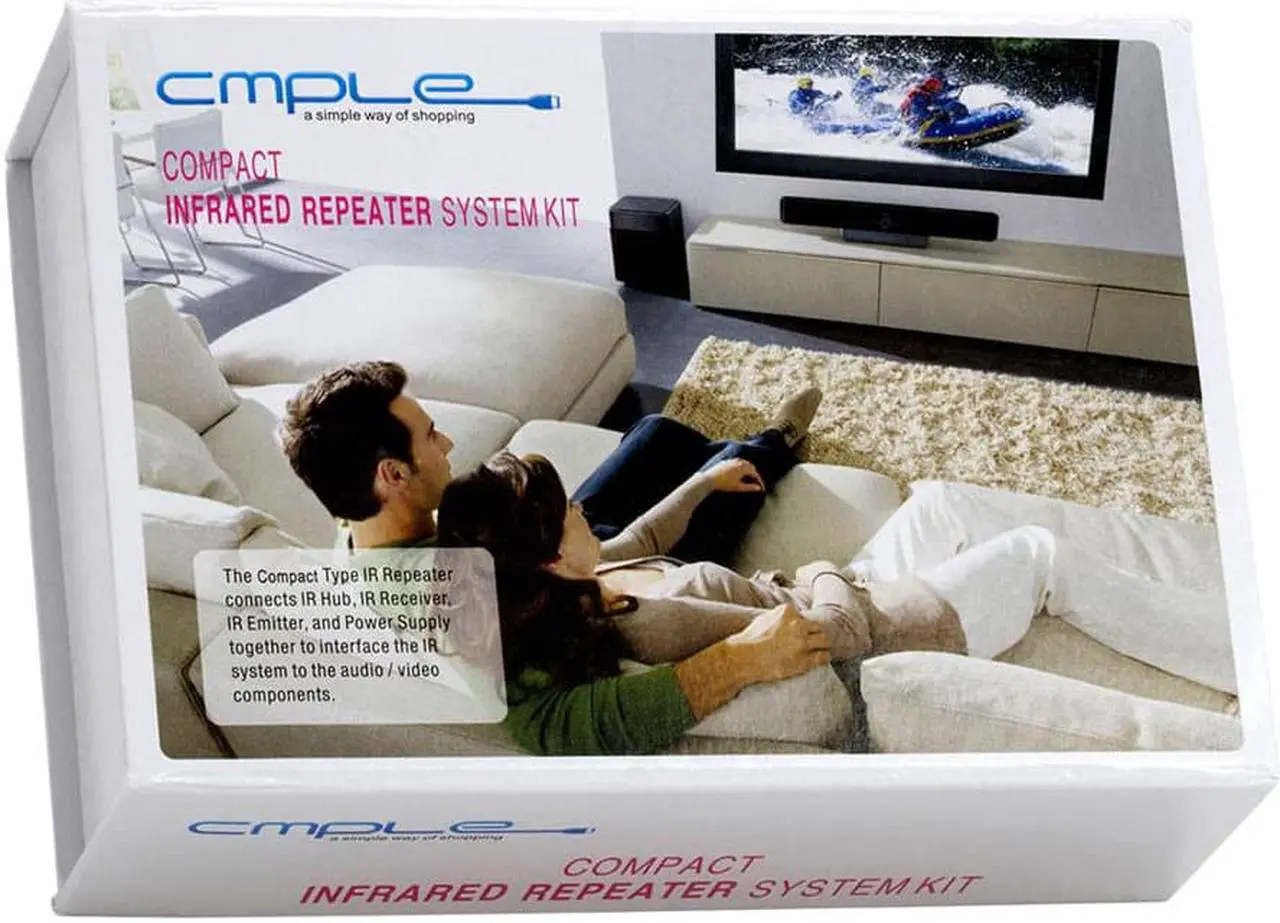 Alt view image 6 of 6 - Cmple - IR Infrared Repeater System Remote Control Extender IR Emitters