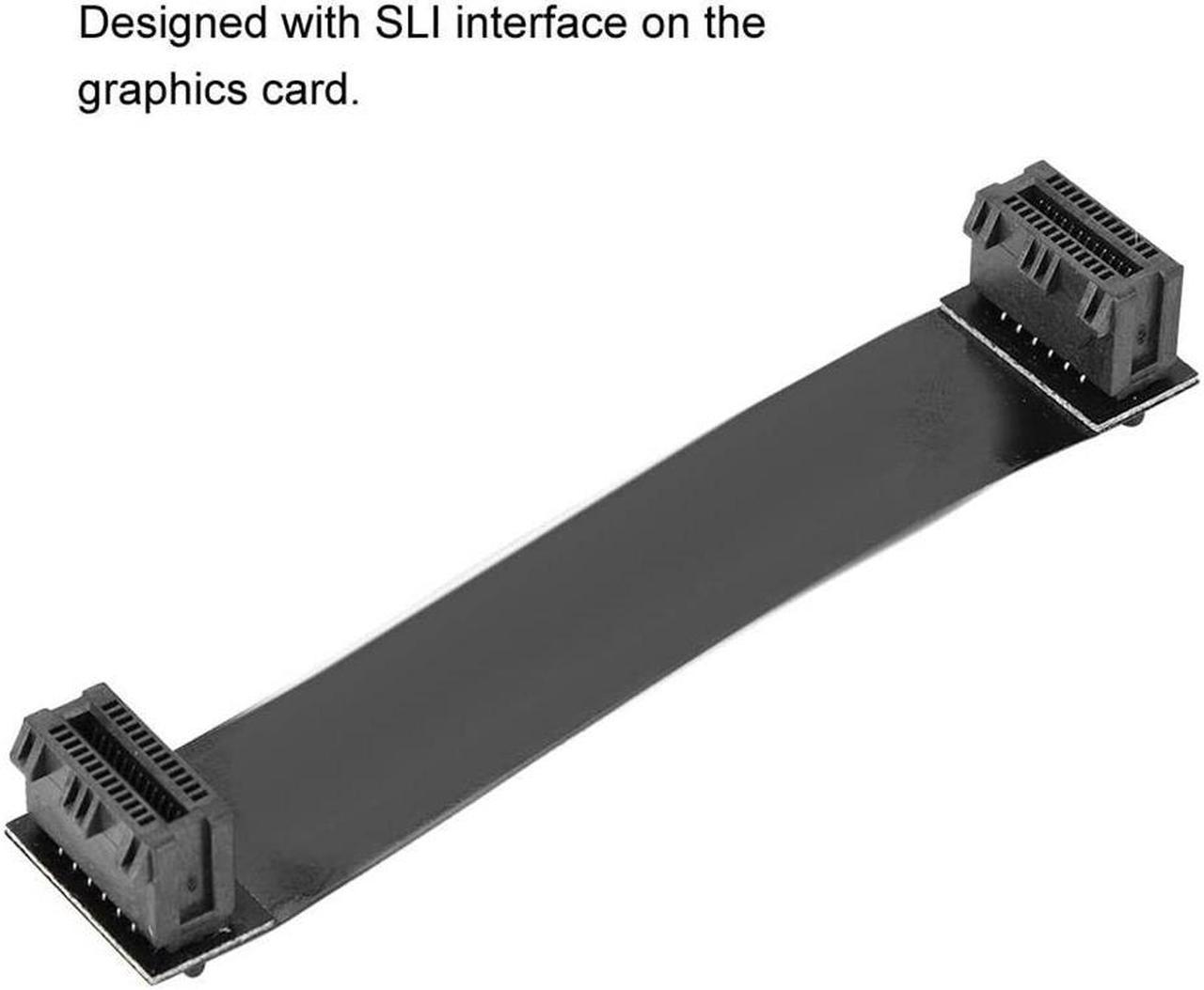 Flexible SLI Bridge GPU Cable VGA Card Interconnect 10cm Dual Graphics Card SLI Crossfire Cable Bridge Connector For nVidia