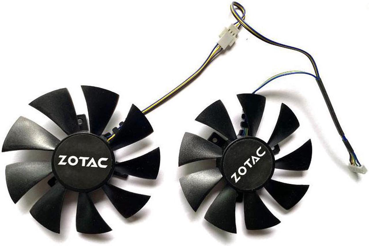 2PCS 85MM GA91S2H 4PIN DC 12V 0.35A Cooler Fan Replacement For ZOTAC GeForce GTX 1060 AMP Edition GTX 1070 Mini Graphics Card