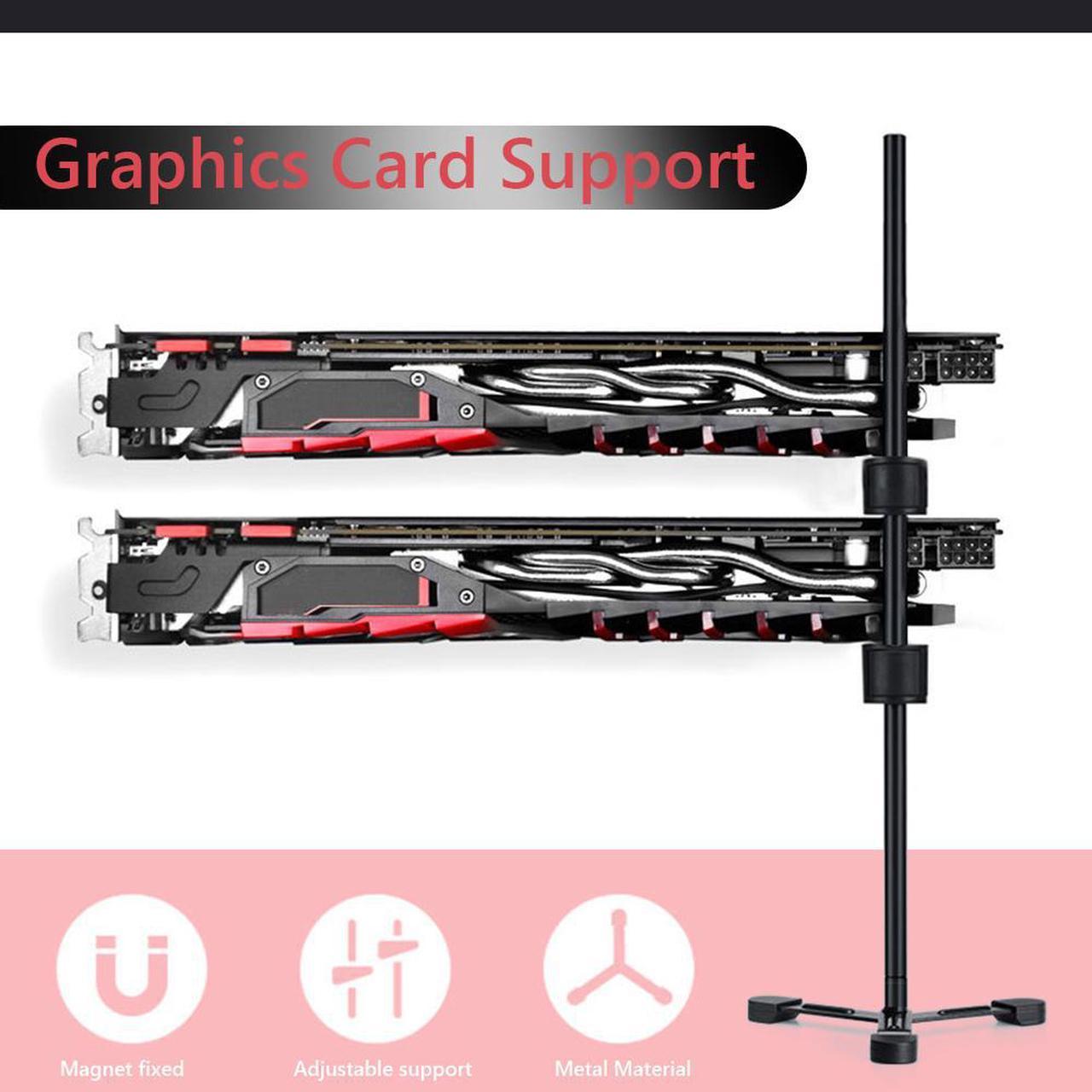 Adjustable Video Card Holder Stand Double Layer Graphics Card Water Cooling Protection Support Jack Bracket Computer Accessories