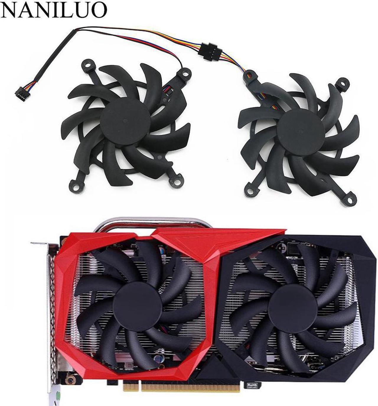 2PCS/lot 4Pin RTX 2060 2060SUPER Replace for COLORFUL GeForce GTX 1660Ti 1650 1660 SUPER Graphics Card Cooling Fan