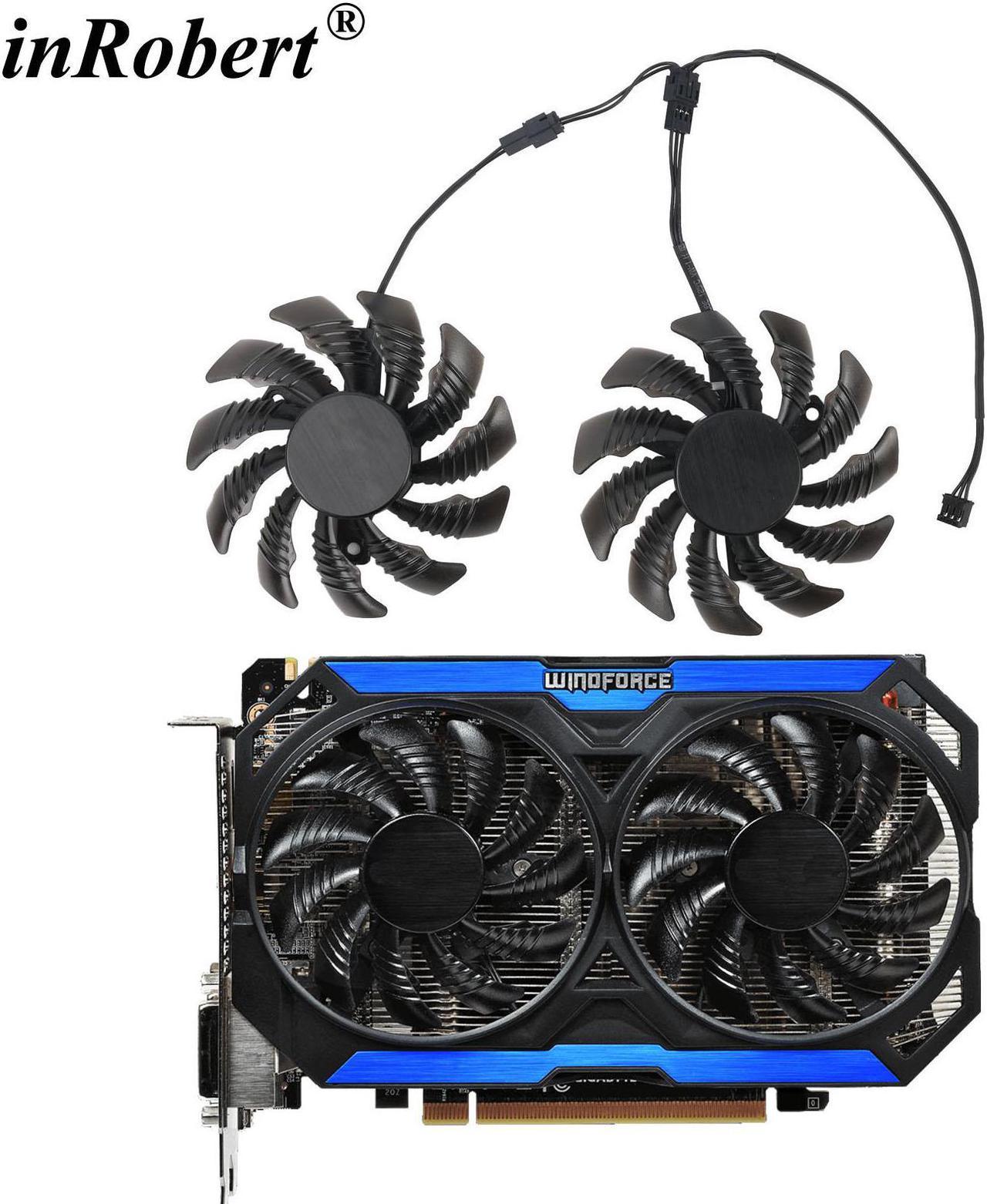 78MM T128010SM PLD08010S12H GTX960 FAN 12V 3Pin 2Pin Cooling Fan GV-N960OC For Gigabyte GTX 960 Graphics Video Card Cooler Fans