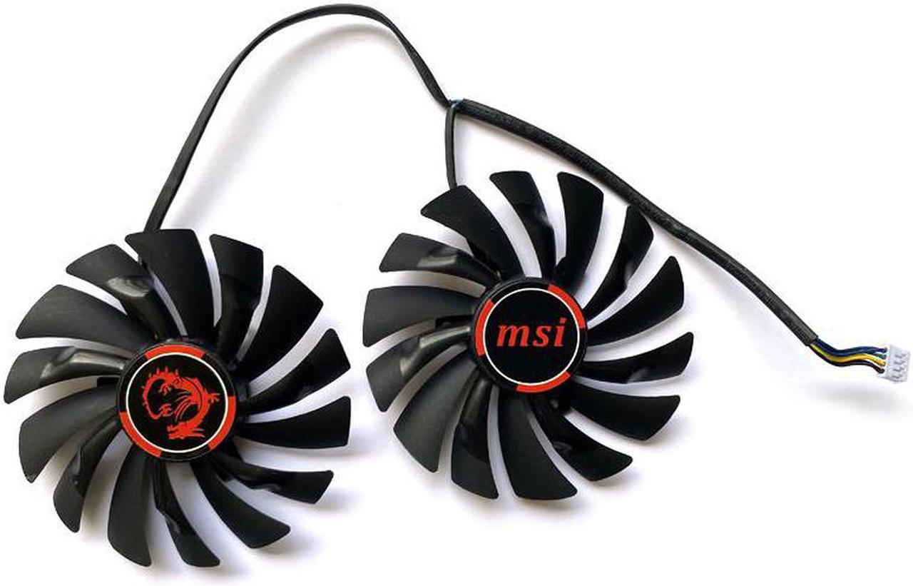 95MM 2PCS PLD10010S12HH 4PIN Cooling Fan MSI R7 370 MSI-r7-370-gaming Video VGA Cards Video Card Fan Graphics Card Fans