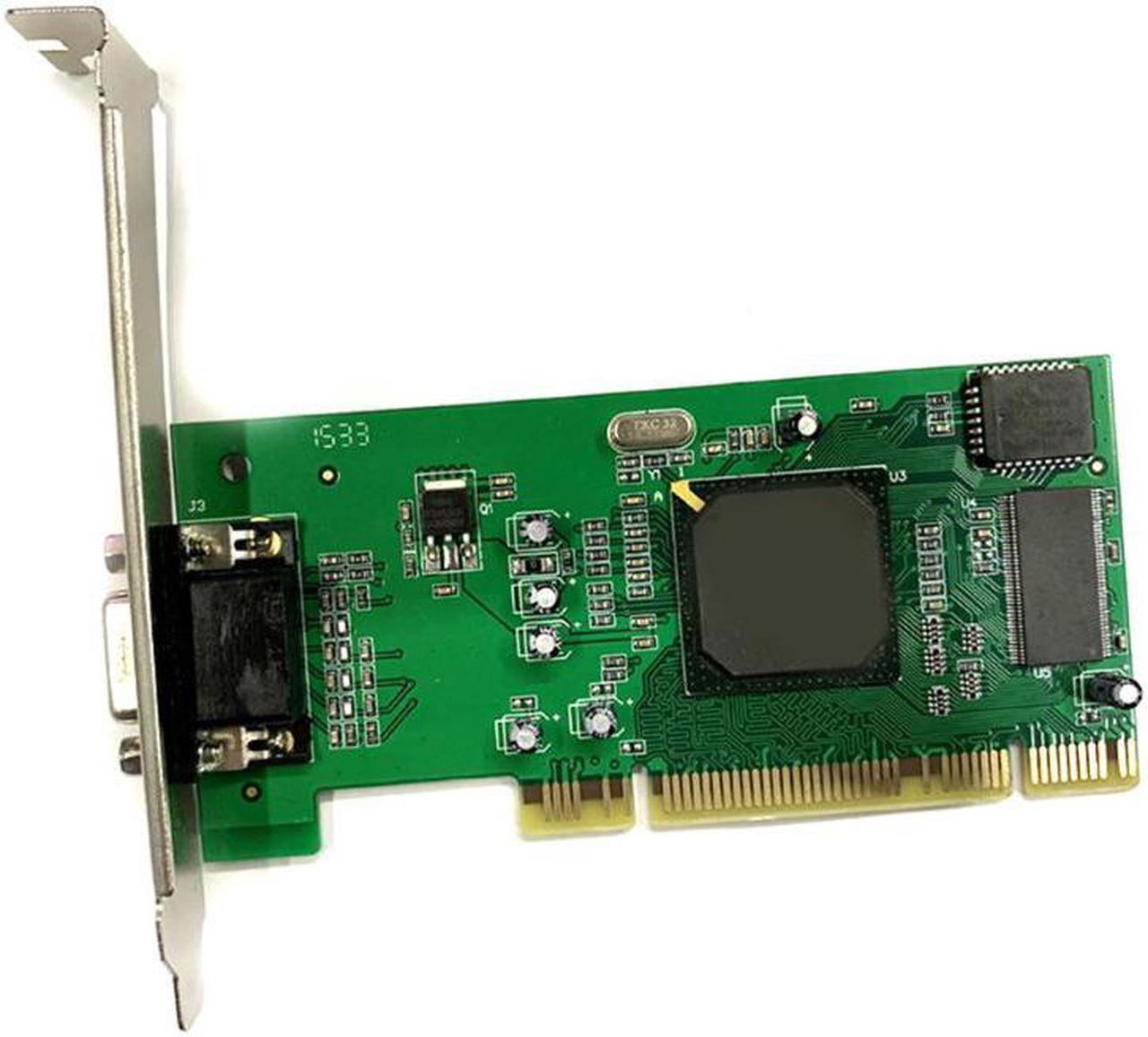 Multi-Display Graphics Card 8MB 32Bit VGA Video Card PCI Low Profile Graphics Card for ATI Rage XL SDRAM