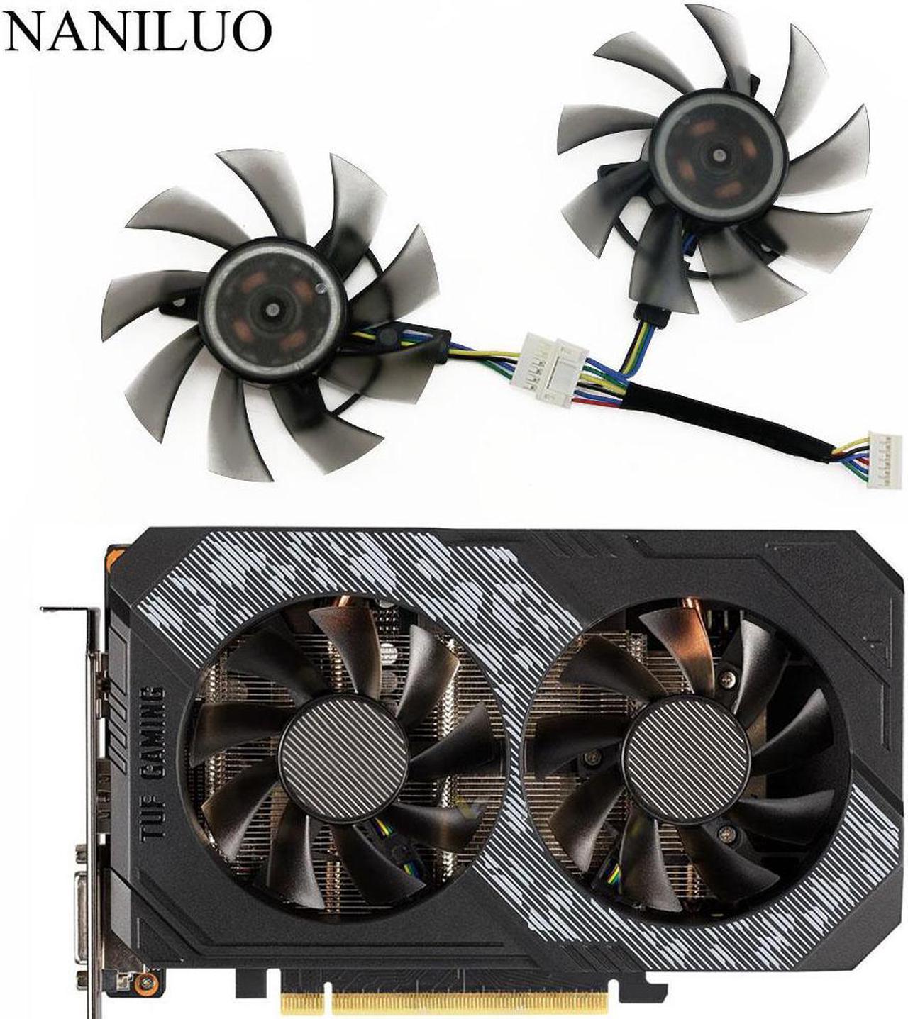 6Pin 75MM FD8015U12D RTX 2060 GTX1660 Ti Cooling Fan For ASUS GTX 1660 1660Ti TUF GAMING OC RTX2060 Graphics Card Cooler Fan