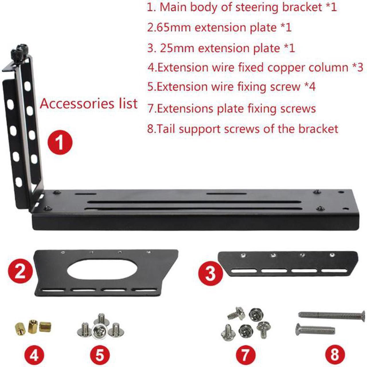 PCI-E Riser PC Graphics Cards Vertically kickstand base Vertical GPU Bracket Holder with RTX3060 3070 3090 RX