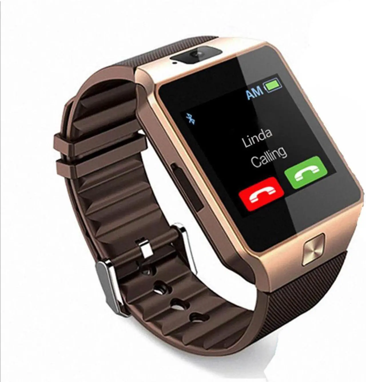 Main image of Bluetooth Smartwatch, Touchscreen Wrist Smart Phone Watch Sports Fitness Tracker with SIM SD Card Slot Camera Pedometer Compatible with iPhone iOS Android for Kids Men Women