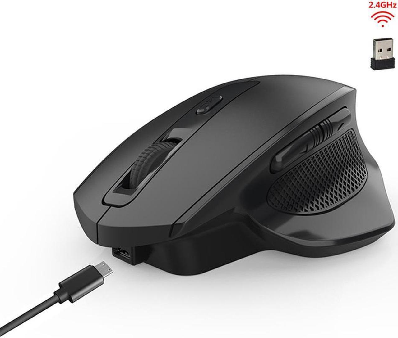 Main image of Rechargeable 2.4G Wireless Mouse 6 Buttons Gaming Mouse for Gamer Laptop Desktop USB Receiver Silent Click Mute Mause