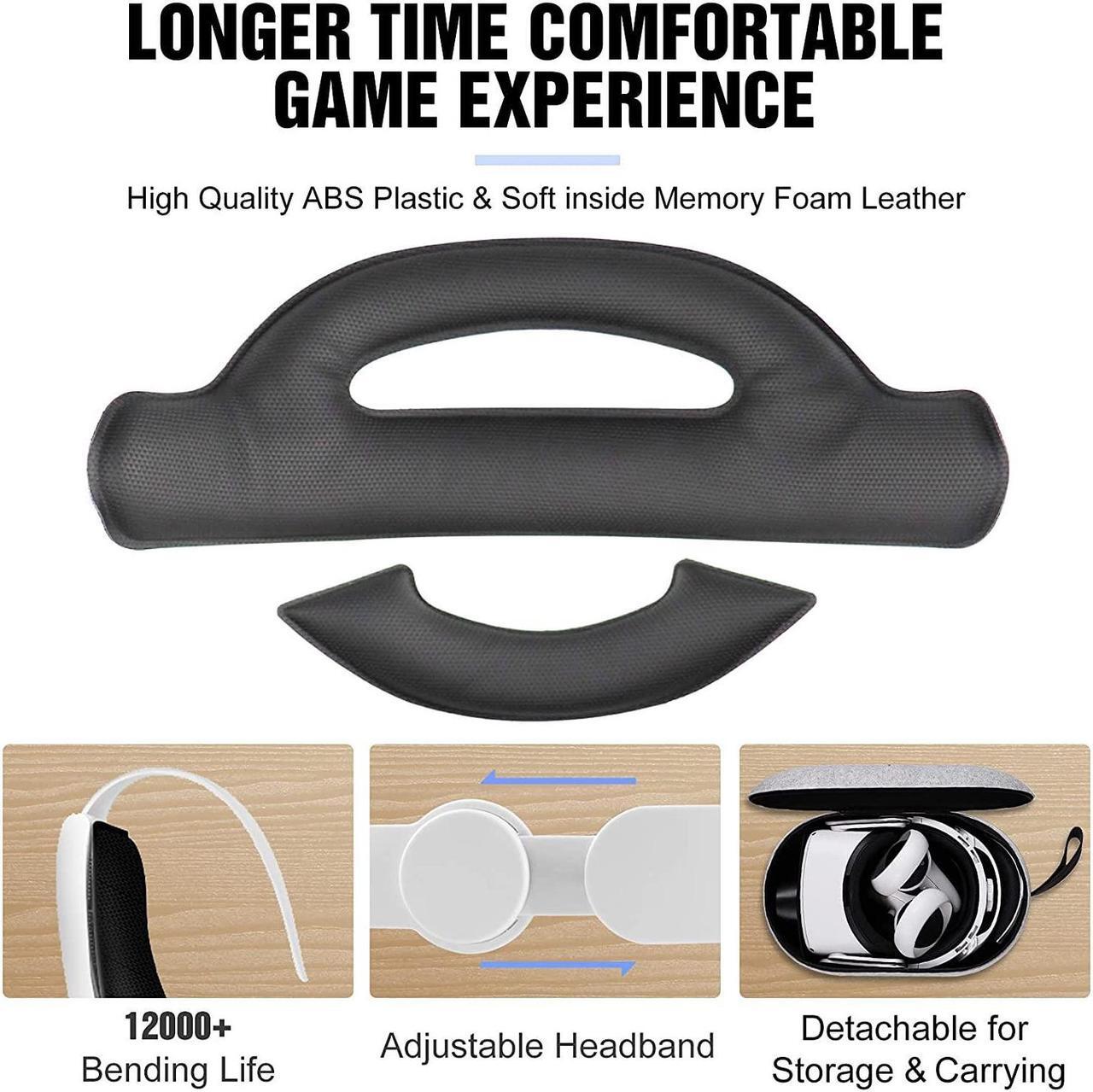 Alt view image 4 of 6 - Oculus Quest 2 Elite Strap Replacement - Adjustable Head Strap Headband Enhanced Support and Reduce Head Pressure in VR Gaming Headset - Halo Strap Accessories for Quest2