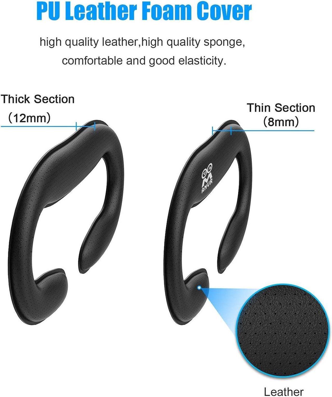 Alt view image 4 of 7 - Resilient VR Facial Vent Soft Interface Bracket & Anti-Leakage Light PU Leather Foam Face Cover Replacement Pad Custom Comfort Accessories 7-Piece Set for Oculus Quest 2 (7-in-1)