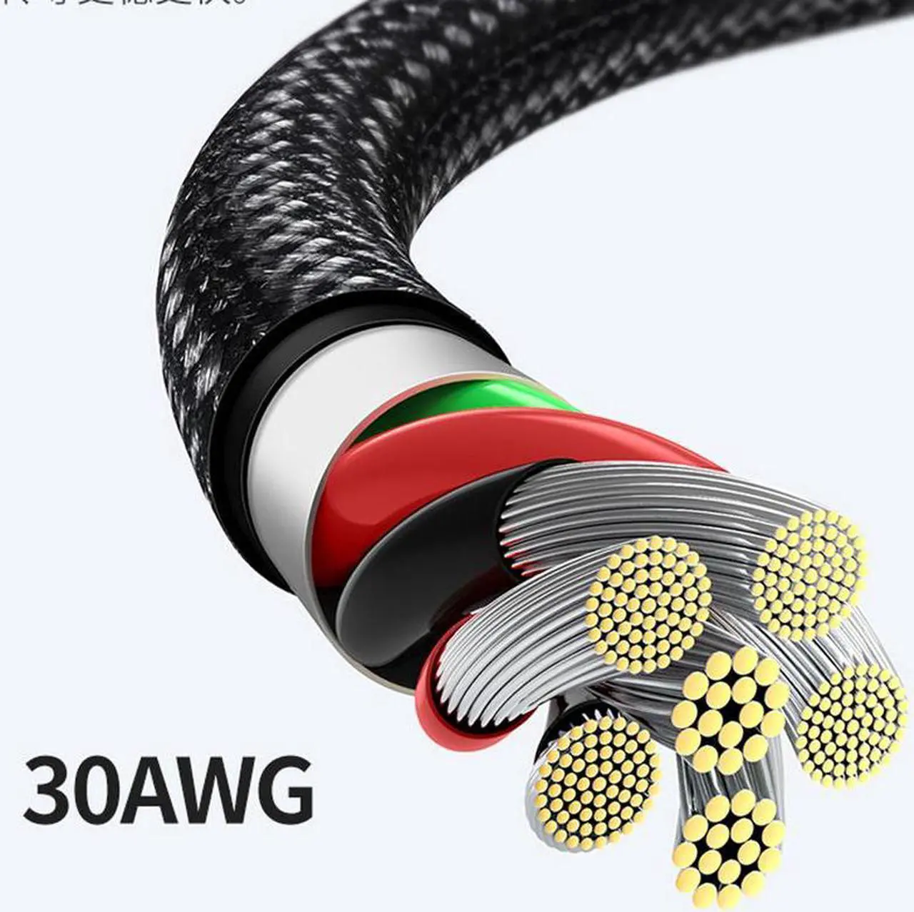 Alt view image 5 of 7 - 240W PD3.1 Rapid Charge USB C to USB C Cable 3.3ft/1M, Nylon Braided Type C Data Cable 48V 5A 240W Tipo C Cord Charging Cable for Samsung S21 S20+ Note 10 iPad Pro MacBook Pro Google Pixel and more