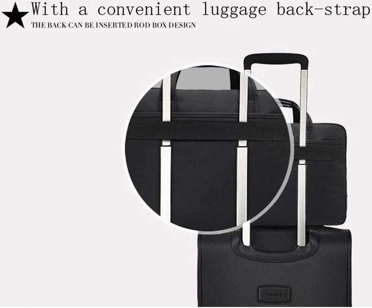 Alt view image 7 of 7 - 17" Laptop Bag Laptop Briefcase with Expandable Large Hybrid Fits Up To 17 Inch Laptop / Notebook / MacBook / Ultrabook / Chromebook Computers